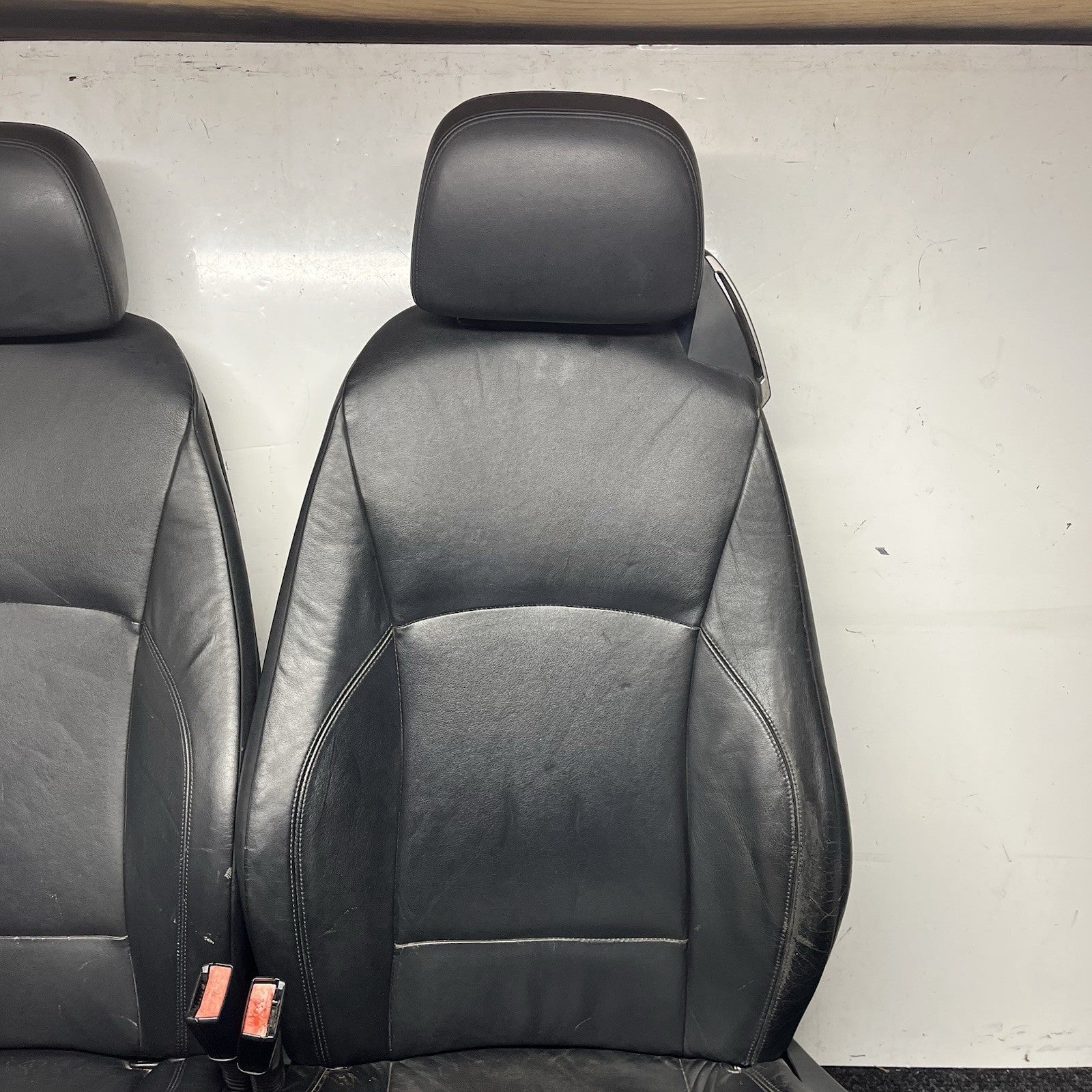☑️ 2003-2008 BMW Z4 E85 E86 Seat Pair Leather 8-Way Power Heated NOTE