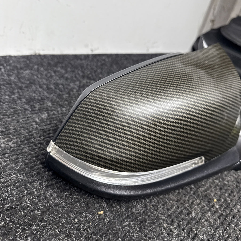 ☑️ 12-18 BMW 328i 335i F30 F31 RIGHT PASSENGER DOOR MIRROR DIP MEMORY CAMERA OEM