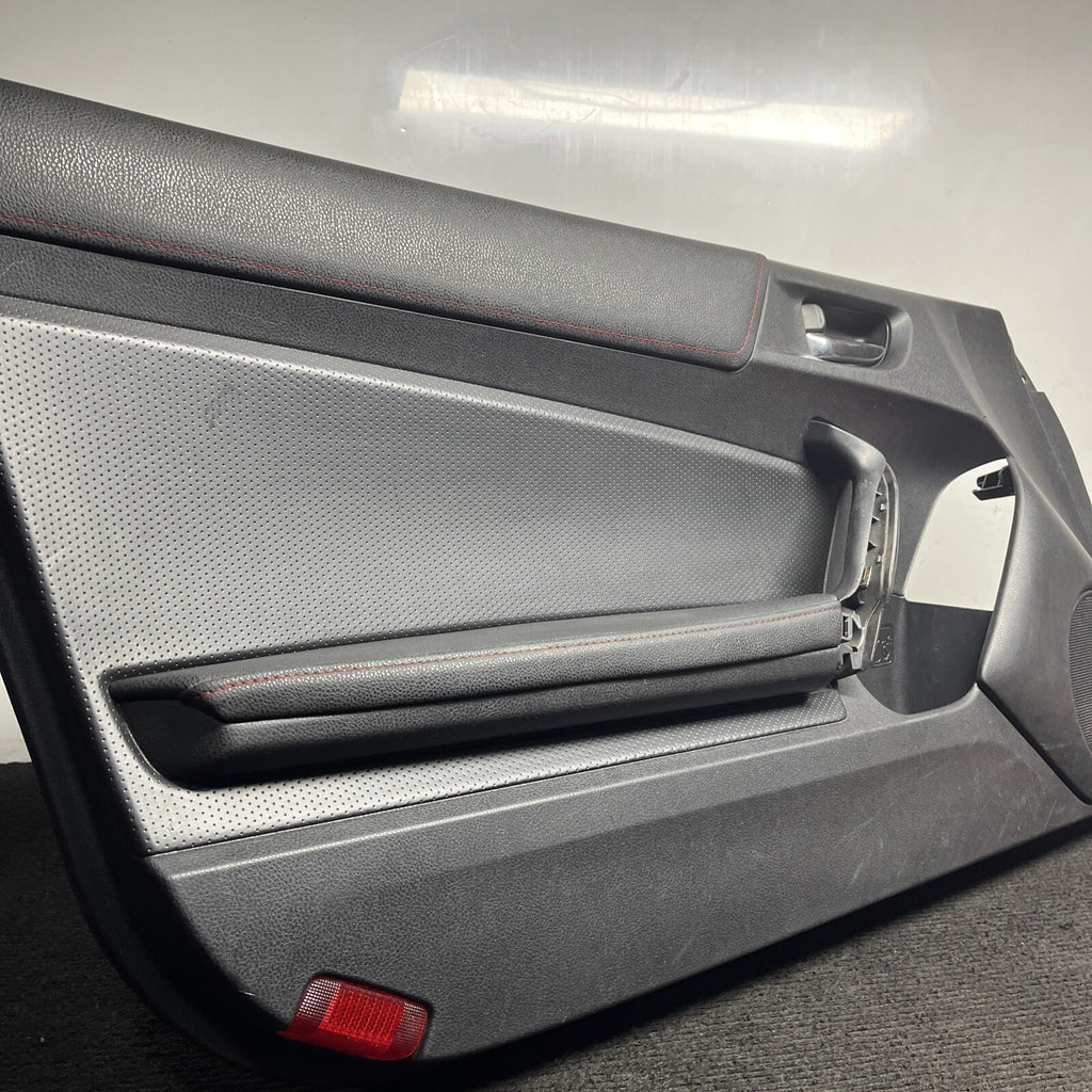 ☑️ 2013-2016 LH SCION FRS BRZ 86 OEM RED STITCHED DOOR PANELS SPEAKER ARM REST