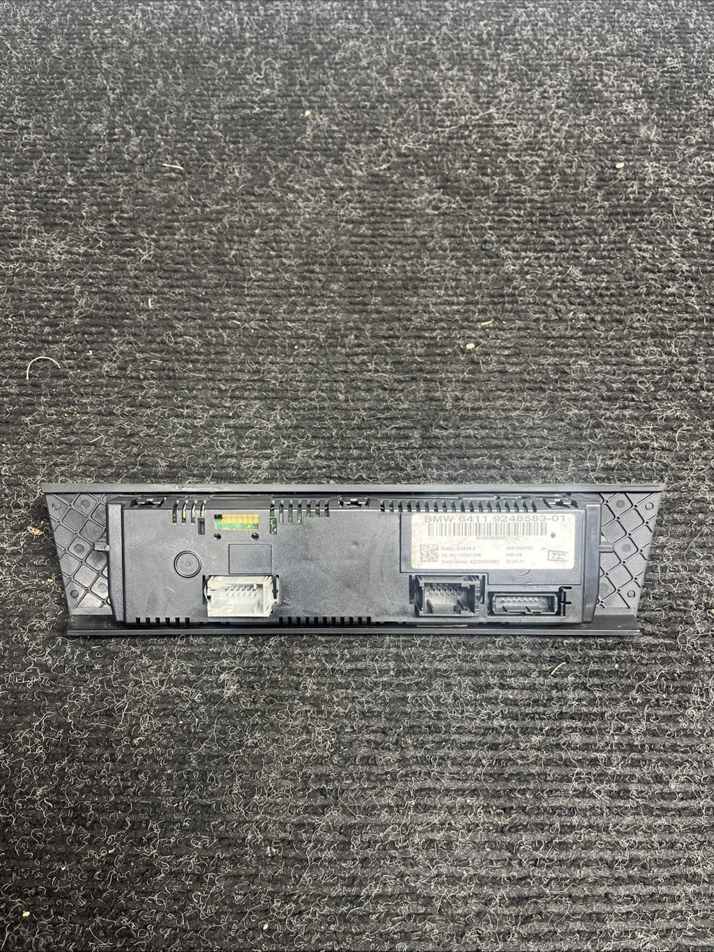 ☑️ 07-13 OEM BMW E92 E93 328 335 Coupe AC Climate Control Switch Panel Black