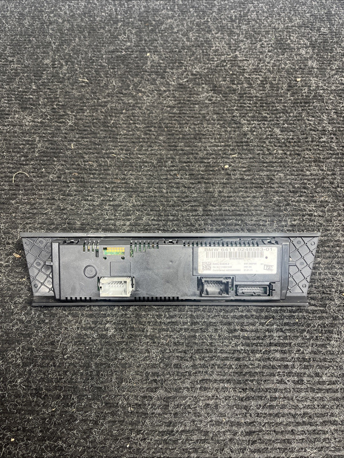☑️ 07-13 OEM BMW E92 E93 328 335 Coupe AC Climate Control Switch Panel Black