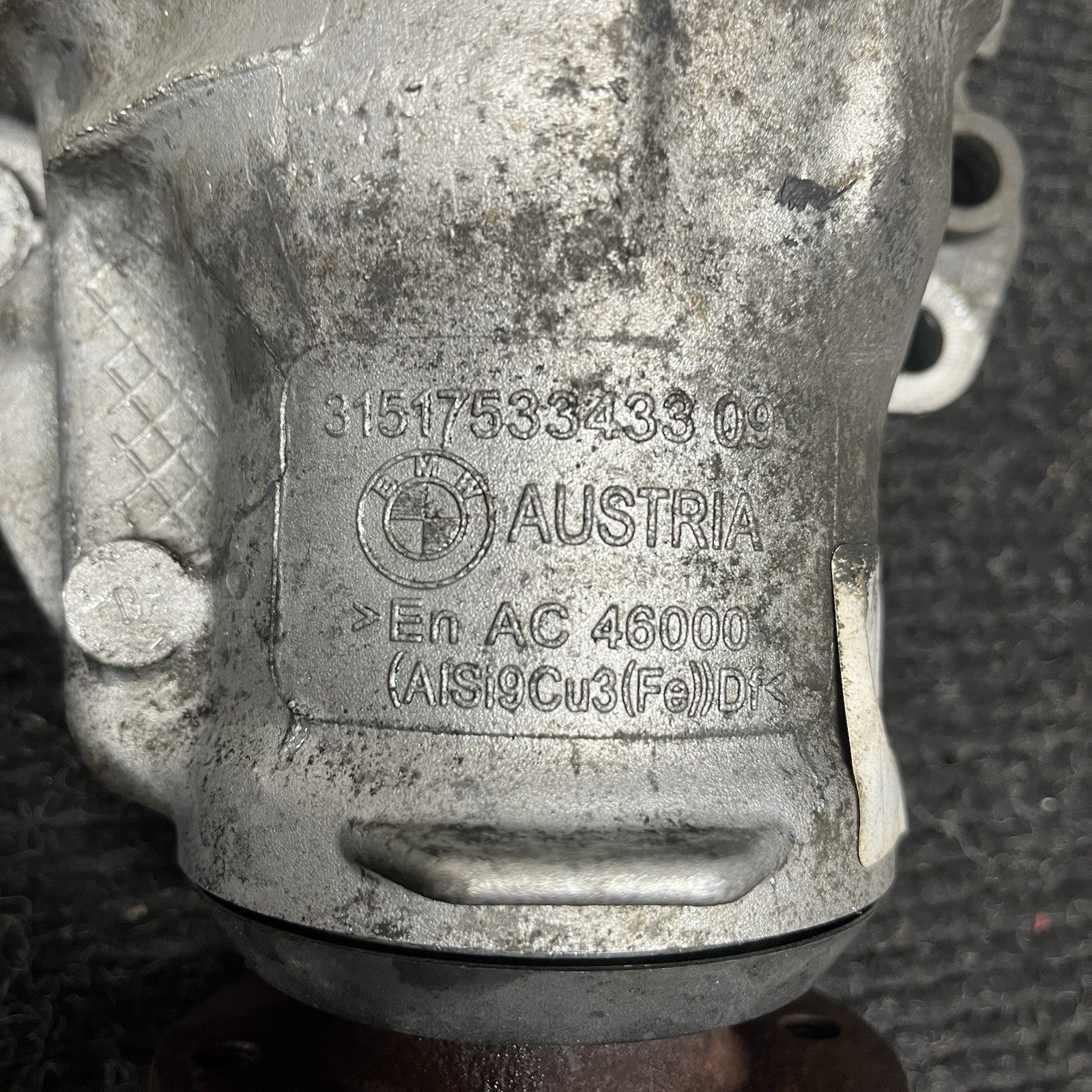 ☑️ 07-13 BMW 328Xi 3.91 AWD E90 E92 FRONT DIFFERENTIAL 7533433