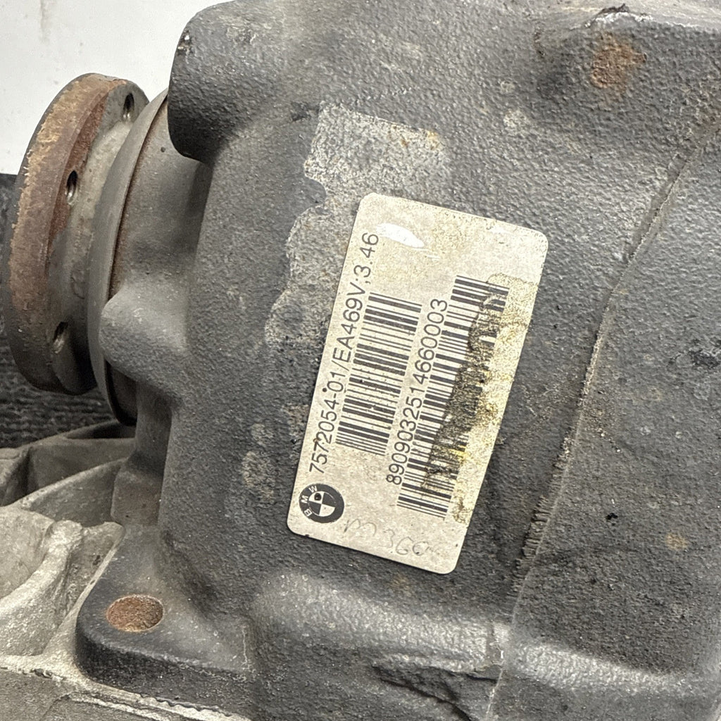 ☑️ 07-13 BMW E82 E90 E92 REAR AUTOMATIC AXLE DIFFERENTIAL CARRIER RATIO 3.46 OEM