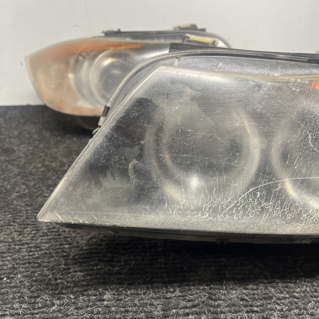 ☑️ 06-08 E90 E91 BMW AHL ADAPTIVE XENON HID HEADLIGHT HEADLAMP PAIR L/R SET