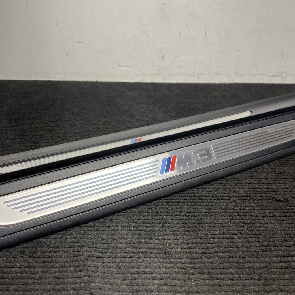 ☑️ 08-13 OEM BMW E92 E93 M3 Door Sill Plate Molding Trim Left Right SET M3