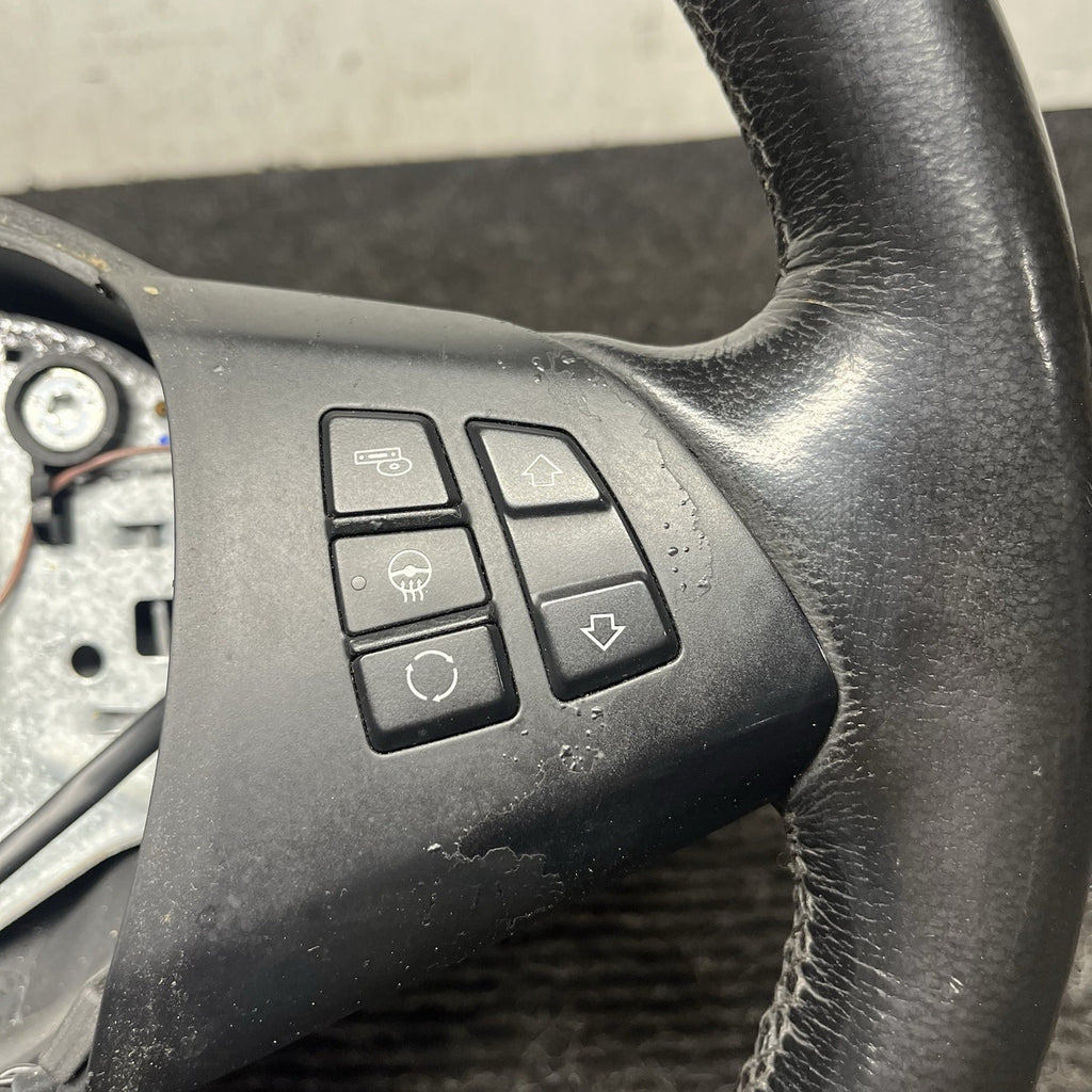 ☑️ 2007-2013 BMW E70 X5 Sport Leather Steering Wheel Assembly Black OEM