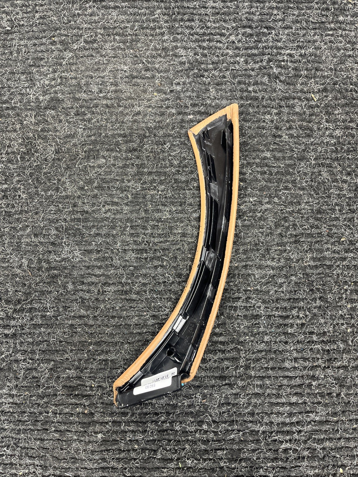 ☑️ 07-13 OEM BMW E92 E93 M3 335 Right Door Panel Grab Handle Trim Leather Brown