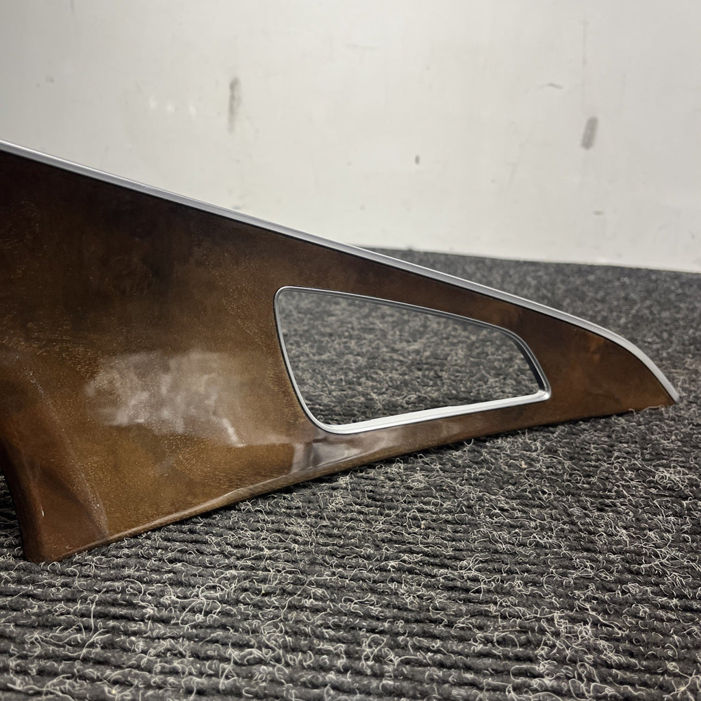 ☑️ 2012-2018 Audi A6 S6 Front Passenger Door Panel Trim Wood Grain Right