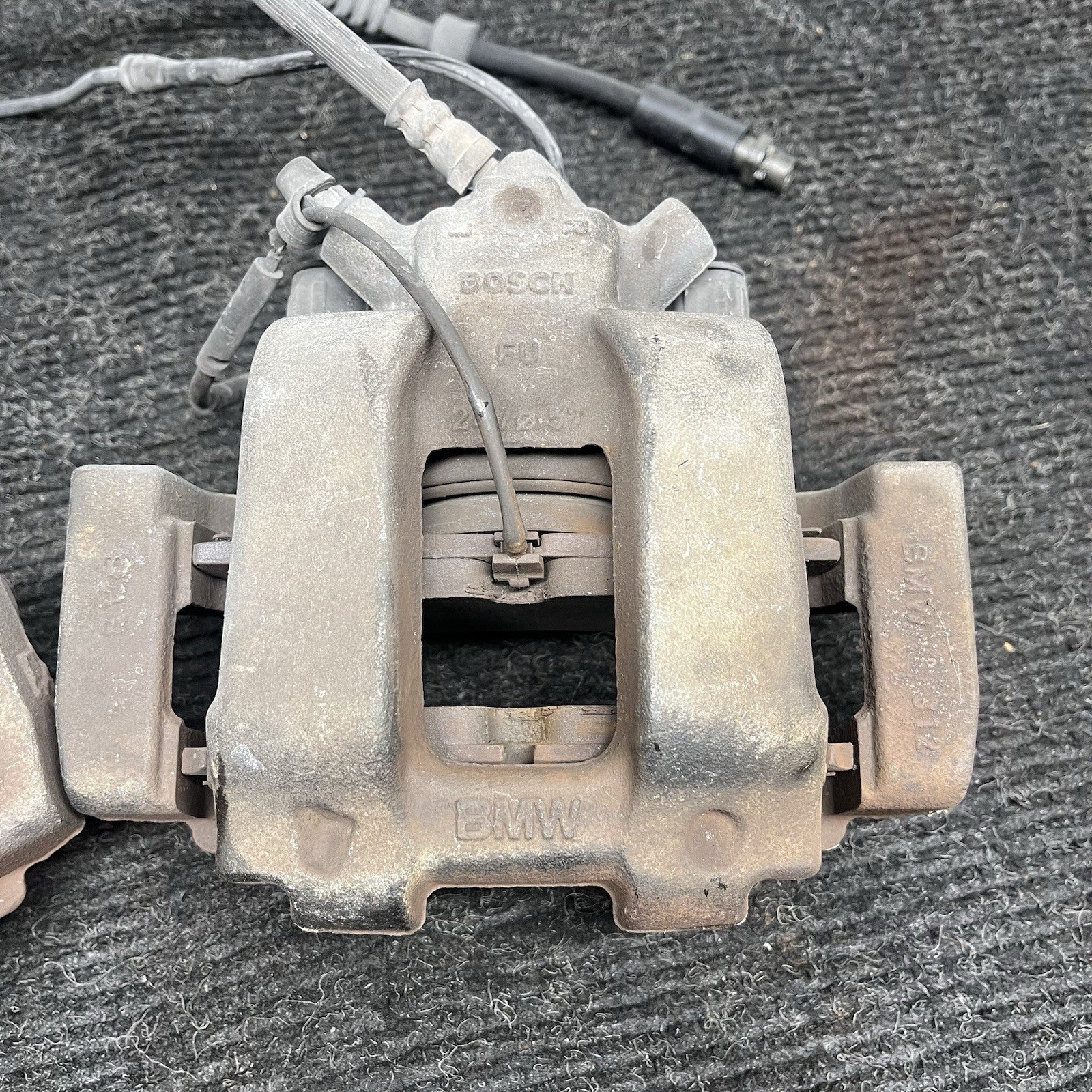 ☑️ 12-16 BMW 328I F30 RWD FRONT LEFT & RIGHT SIDE ABS BRAKE CALIPER SET OF 2 OEM