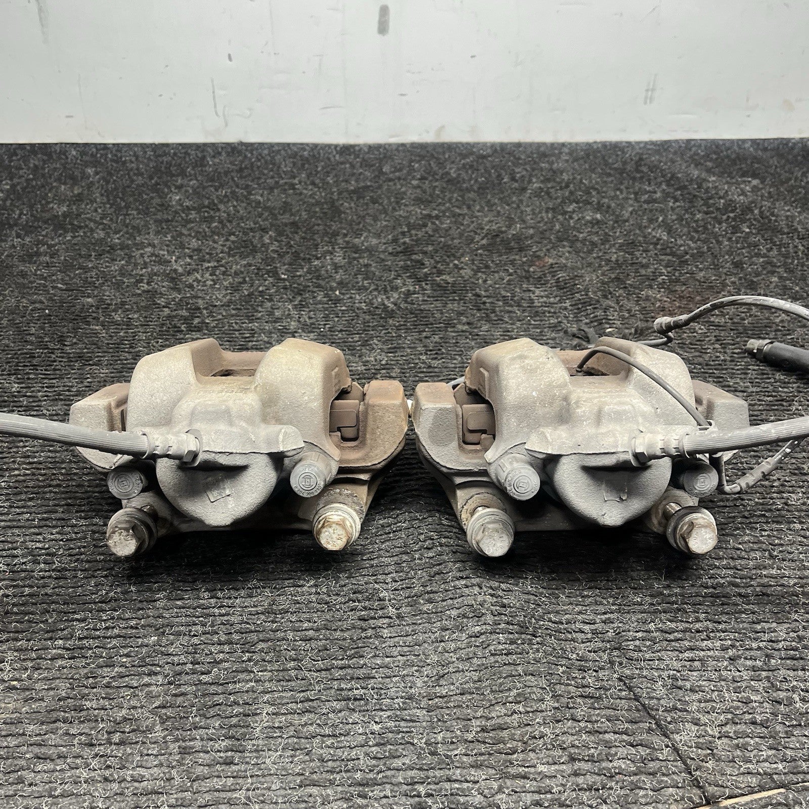 ☑️ 12-16 BMW 328I F30 RWD FRONT LEFT & RIGHT SIDE ABS BRAKE CALIPER SET OF 2 OEM