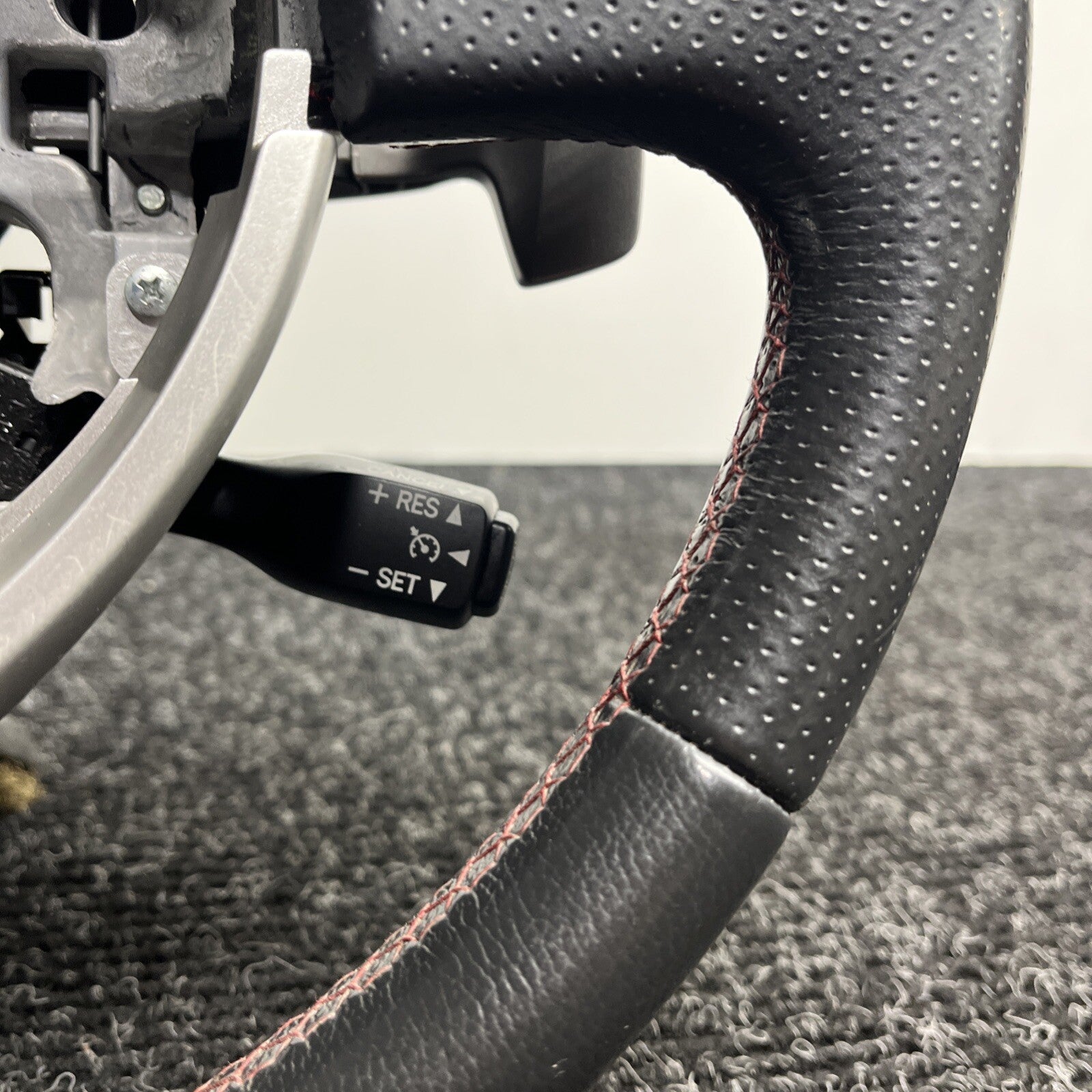 ☑️ 2013-2016 SCION FRS Subaru BRZ OEM Steering Wheel Red Stitched Shift Paddles