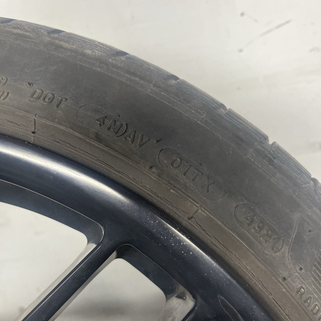 ☑️ APEX ARC-8 WHEEL RIM TIRE 19 X 9 ET 28 BLACK MICHELIN PS AS4 235/40/19