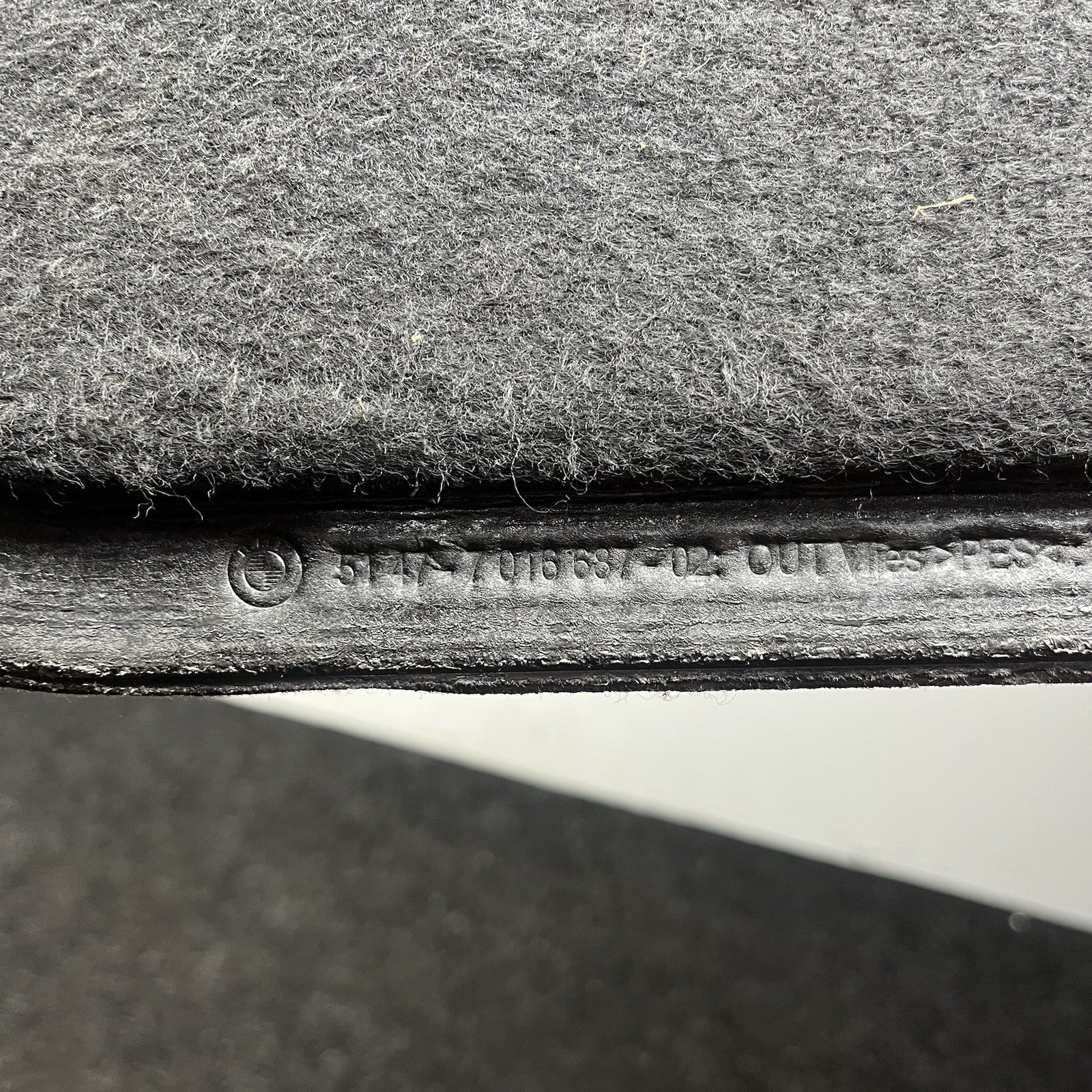 ☑️ 03-08 BMW Z4 E85 Roadster Rear Trunk Floor Panel Mat Liner Trim 7016687 OEM