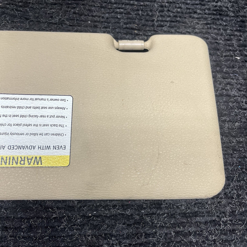 ☑️ 2007-2013 BMW E70 X5 X5M Front Left Right Interior Sun Visor Pair BEIGE OEM
