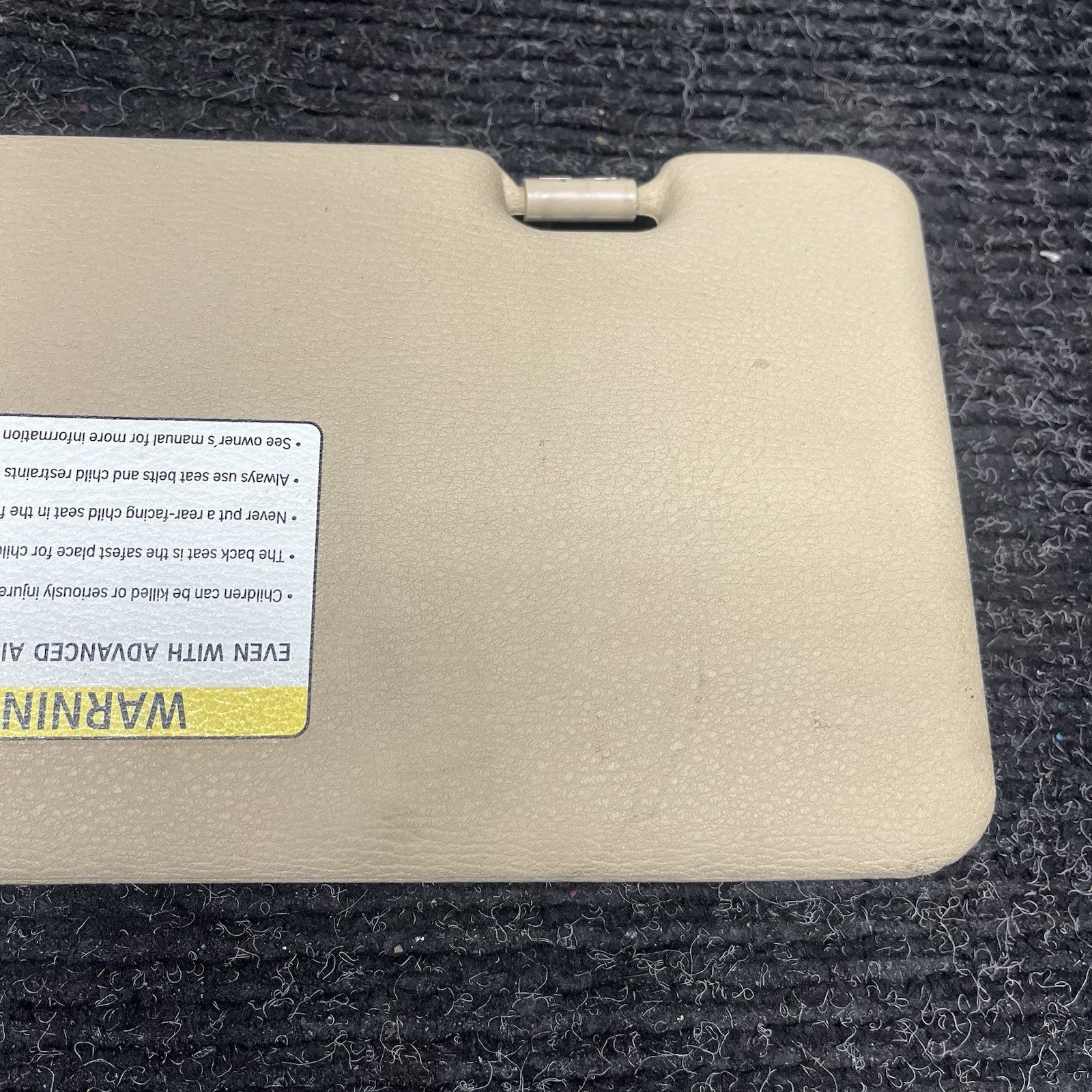 ☑️ 2007-2013 BMW E70 X5 X5M Front Left Right Interior Sun Visor Pair BEIGE OEM