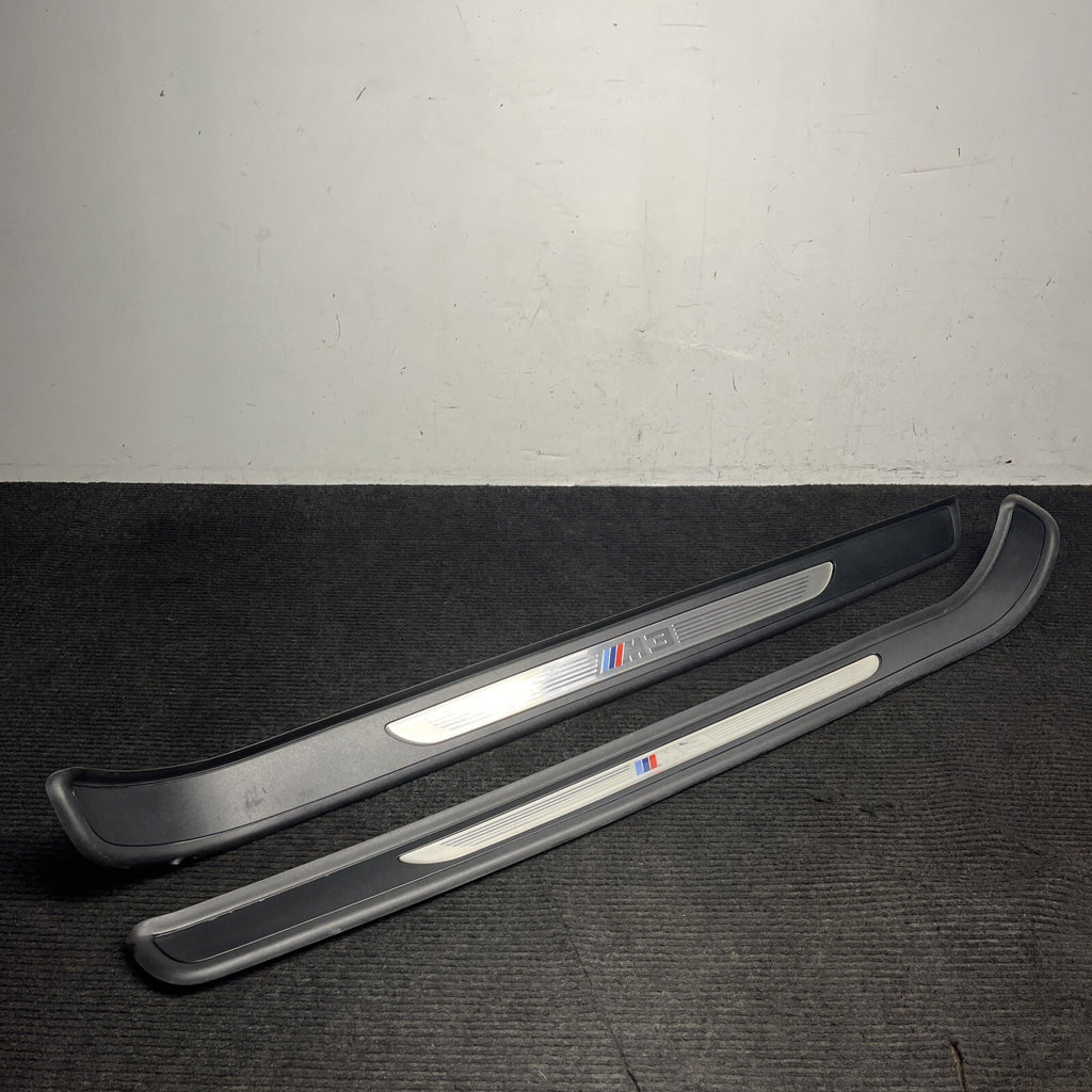☑️ 08-13 OEM BMW E92 E93 M3 Door Sill Plate Molding Trim Left Right SET M3