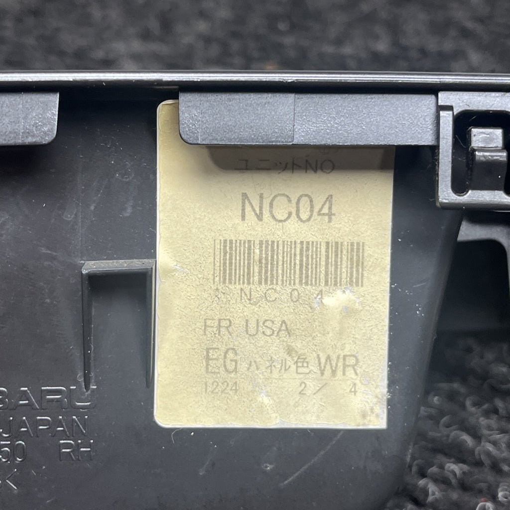 ☑️ 08-14 SUBARU IMPREZA FRONT RIGHT PASSENGER SIDE WINDOW CONTROL SWITCH OEM