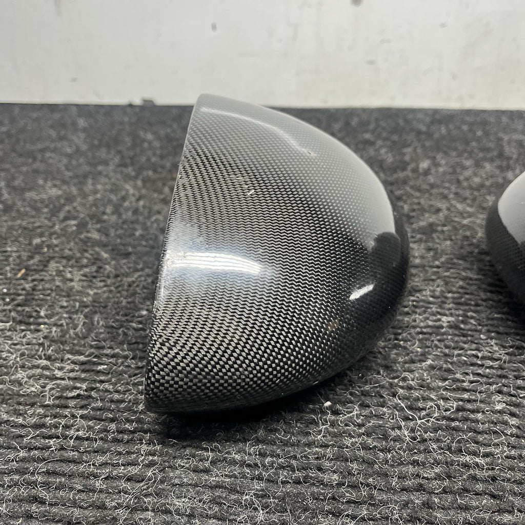 ☑️ Real Carbon Fiber Add-on Side Mirror Cover Caps for BMW M3 E46 2001-2006 NOTE