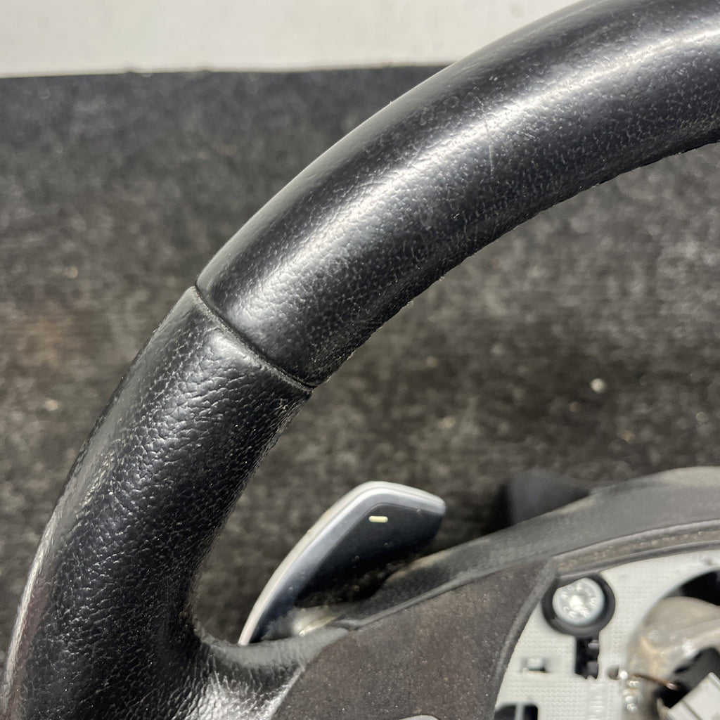 ☑️ OEM BMW E82 E88 E90 E92 E93 Sport Steering Wheel Black Leather AT w/ Shifters
