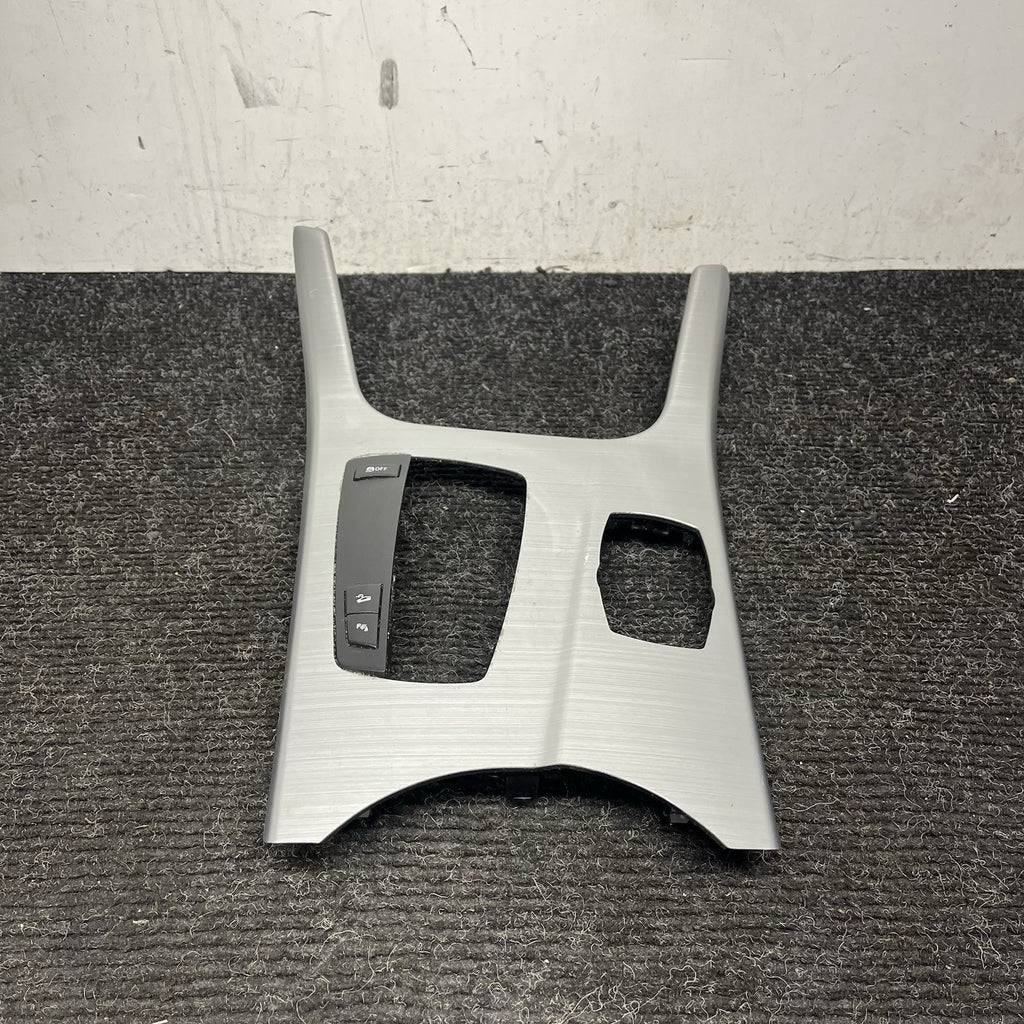 ☑️ 2011-2018 BMW X3 X4 F25 F26 FRONT CENTER CONSOLE SHIFTER TRIM PANEL ALUMINUM