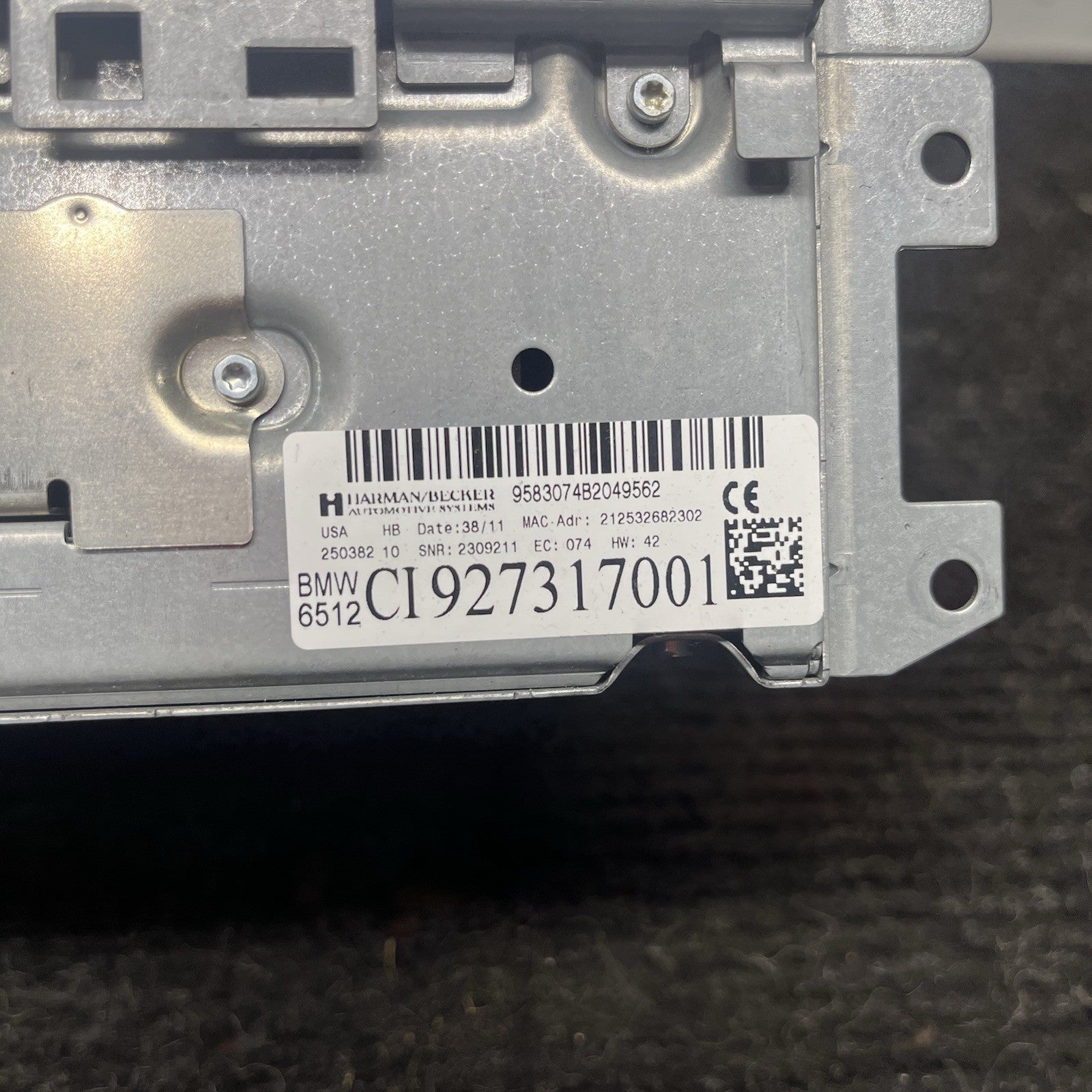 ☑️ 09-13 BMW E90 E92 E93 M3 335I 328I M3 Navigation CIC IDRIVE 927317001 OEM