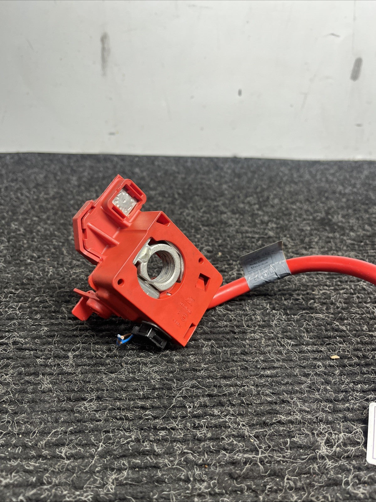 ☑️ 06-13 OEM BMW E82 E90 E92 M3 Battery Plus Pole Terminal Positive Red Cable