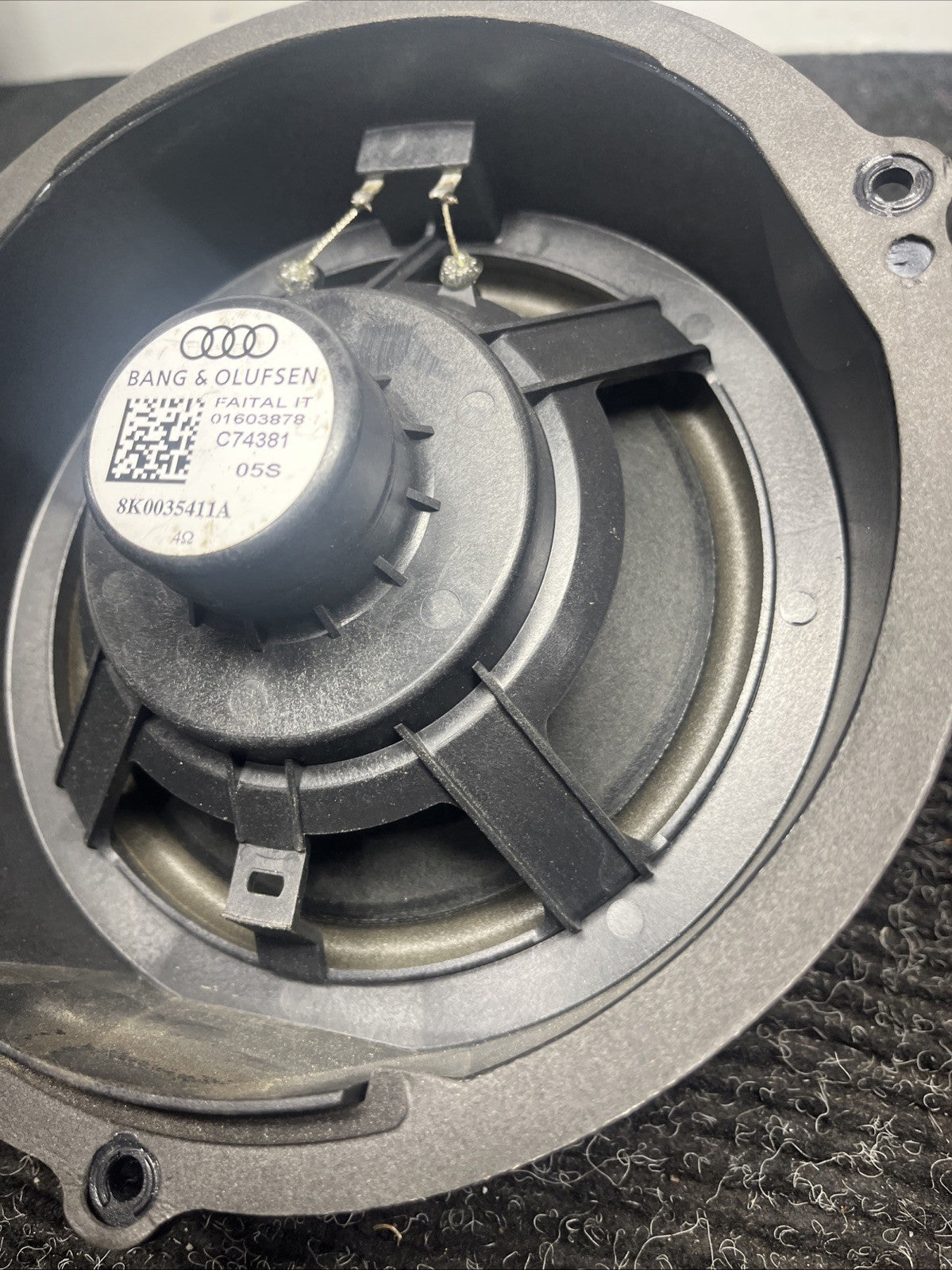 ☑️ 09-16 AUDI S4 A4 REAR DOOR MID TWEETER SPEAKER UNIT BANG & OLUFSEN OEM