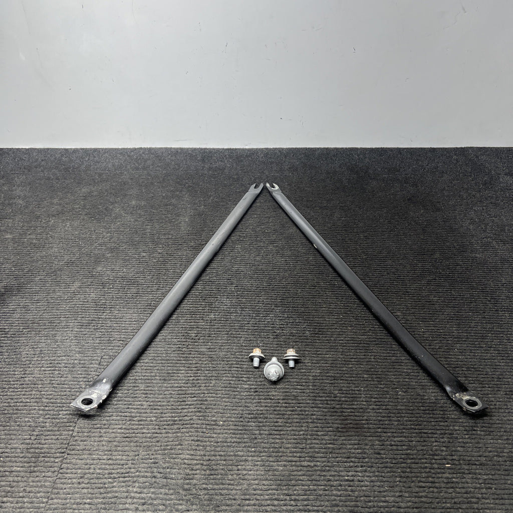 ☑️ BMW E90 E92 3 Series Hood Frame Support Strut Brace Pair Left & Right Set OEM