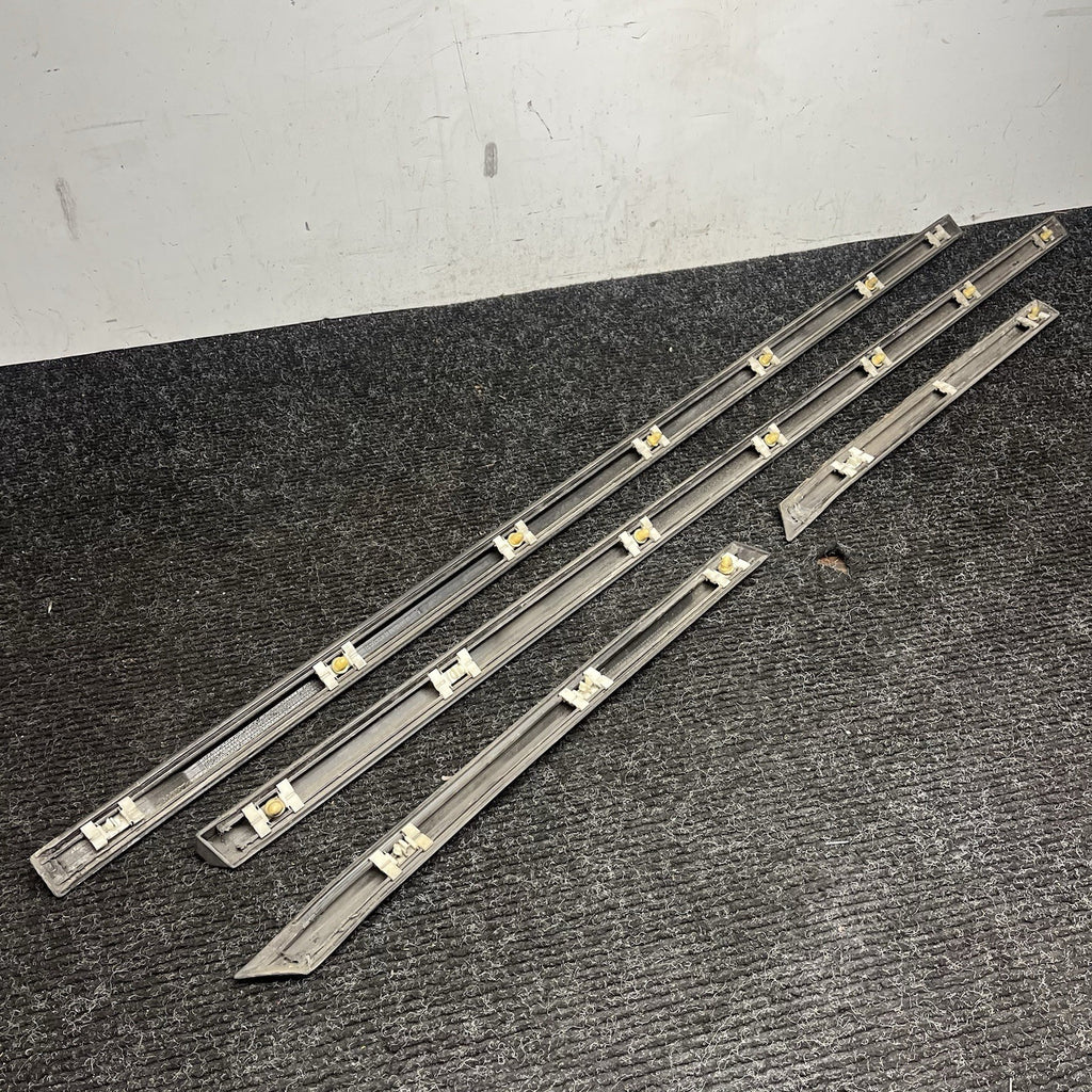 ☑️ 94-99 BMW E36 328iC COUPE VERT FENDER DOOR REAR QUARTER TRIM MOLDING SET OEM