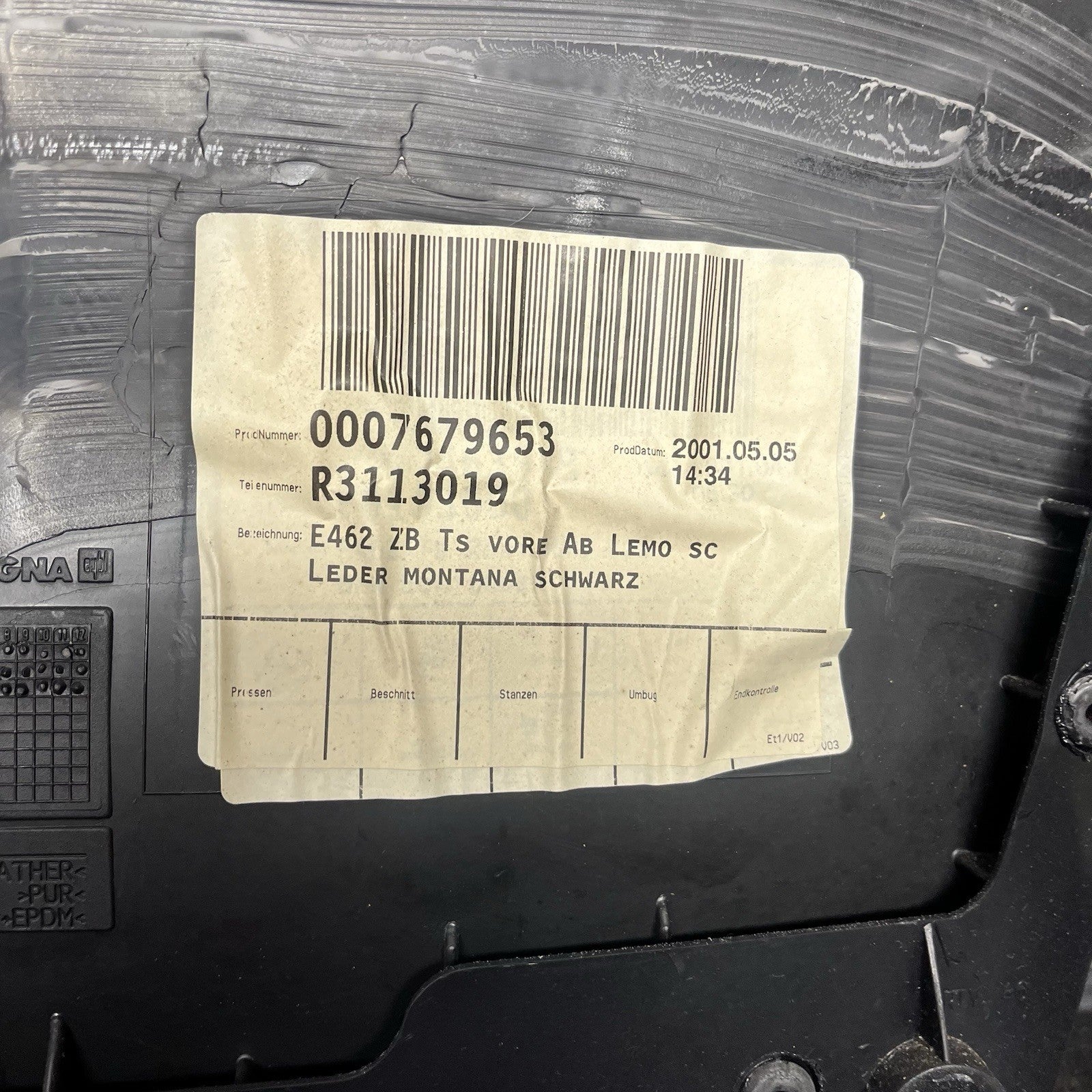☑️02-06 BMW E46 COUPE CONVERTIBLE PASSENGER RIGHT SIDE DOOR PANEL CARD BLACK OEM