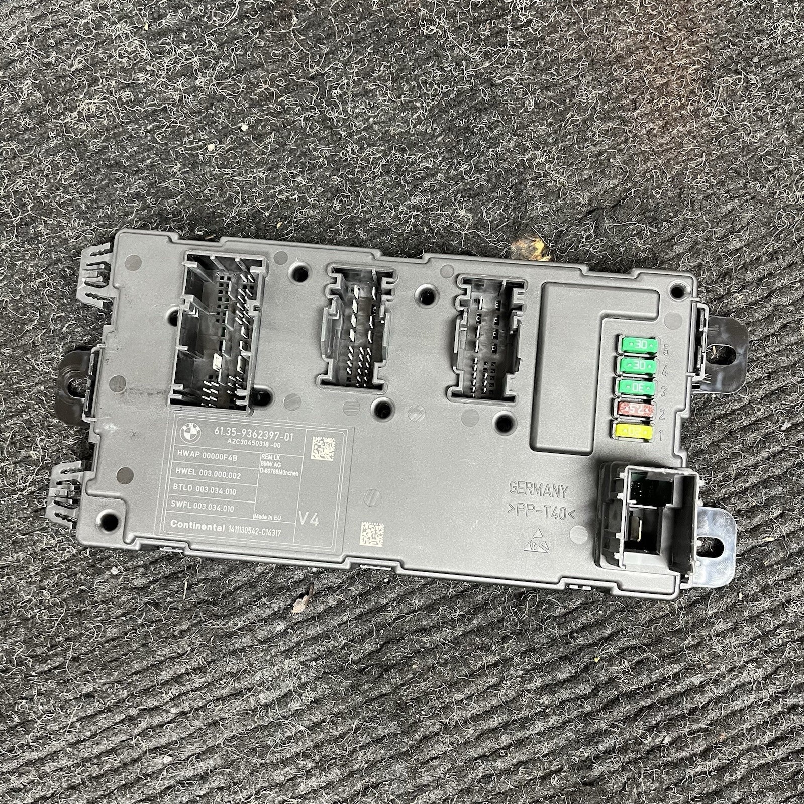 ☑️ 2014-16 BMW 228i F22 F23 F30 F32  BODY CONTROL BCM CONTROL MODULE 9362397 OEM