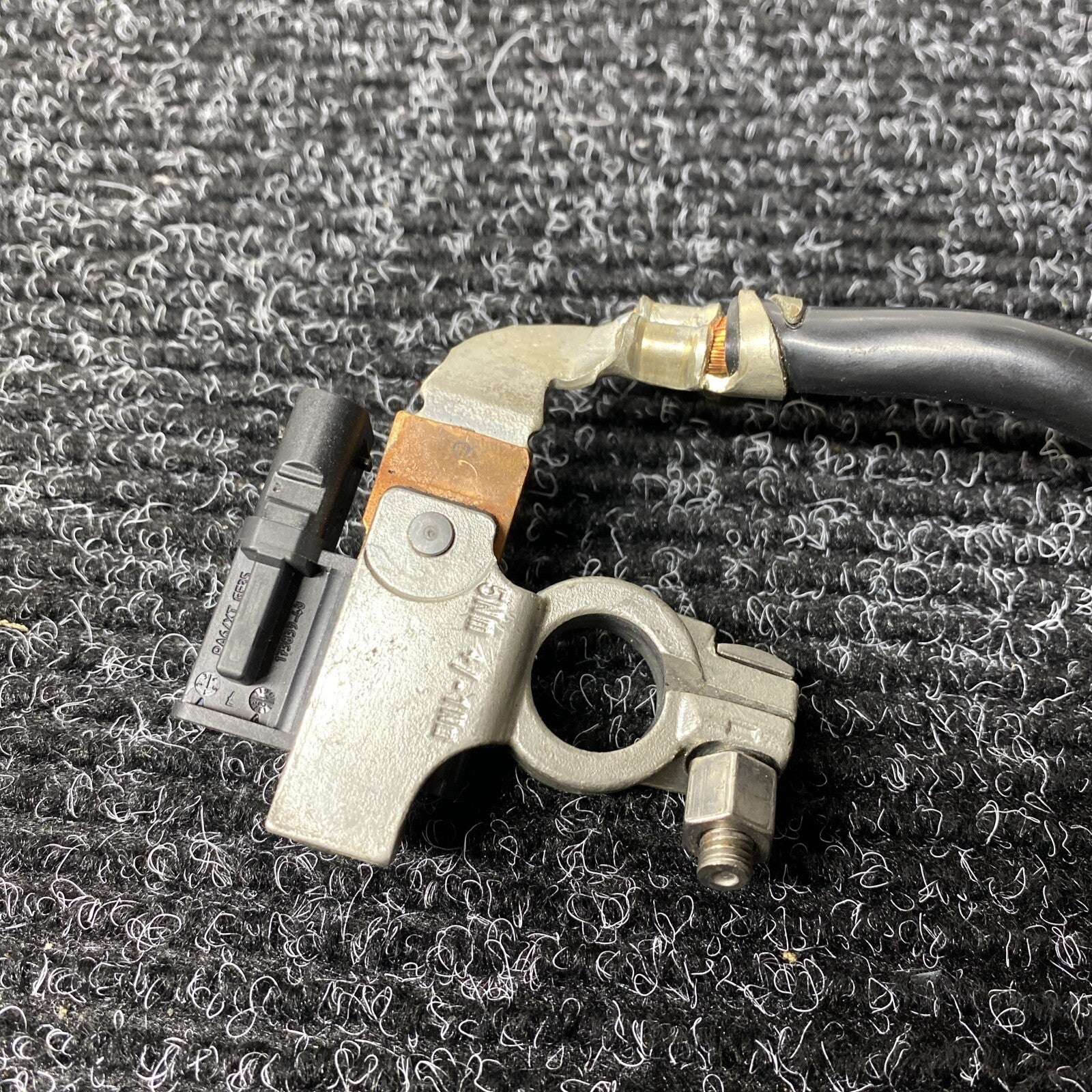 ☑️ 08-13 OEM BMW E82 E88 E89 Z4 135 Battery Negative Cable Terminal IBS Ground