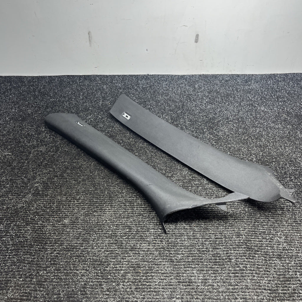 ☑️ BMW OEM X5 E70 07-13 FRONT LEFT & RIGHT SIDE SET A PILLAR TRIM COVER BLACK