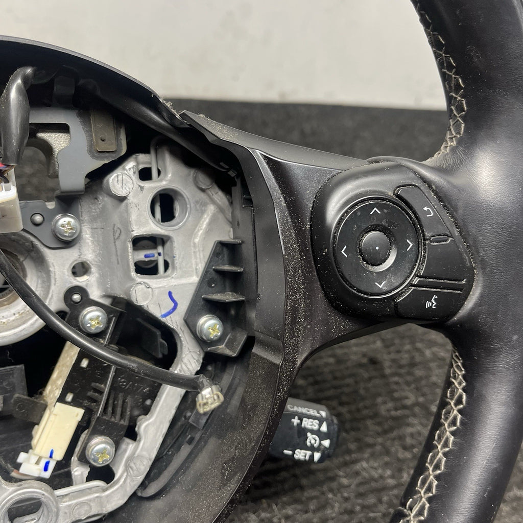 ☑️ 22-24 TOYOTA GR86 STEERING WHEEL LEATHER BLACK OEM MANUAL GS131-16410