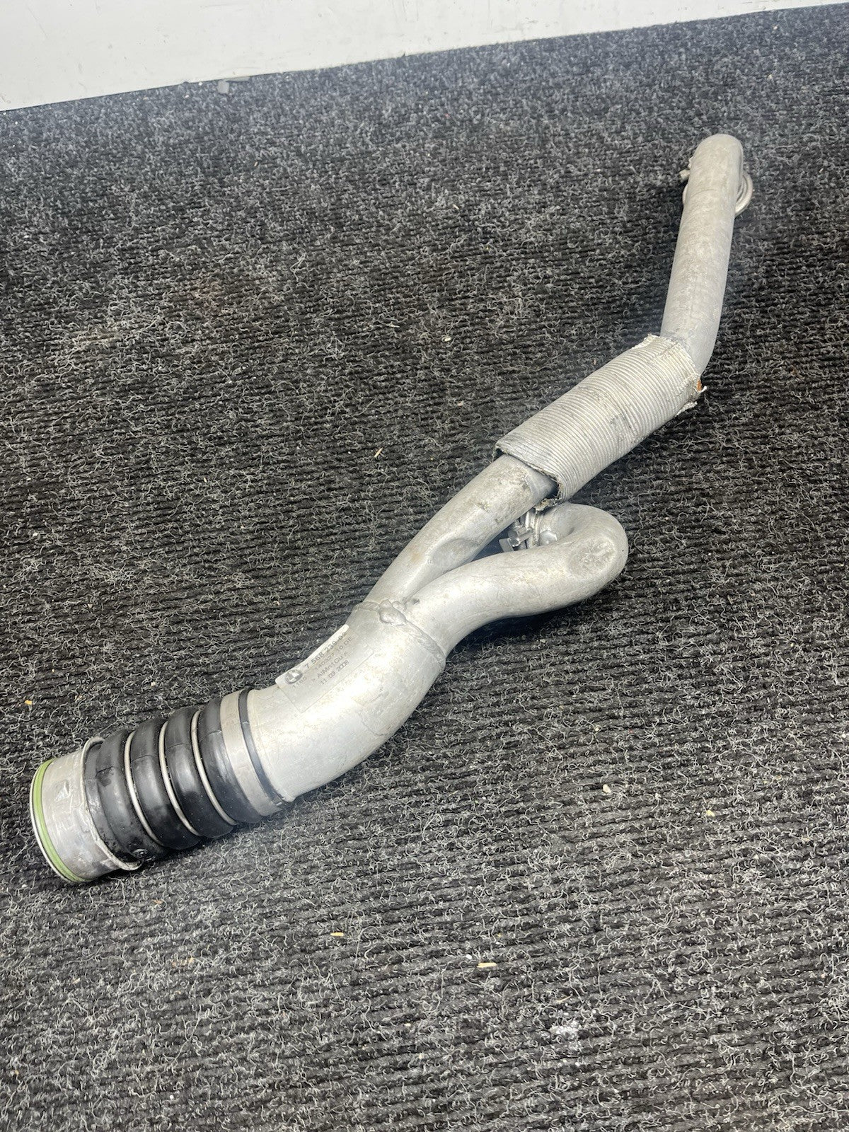 ☑️08-16 BMW 135i Z4 E82 N54 Turbocharger Outlet Charge Air BoostPipe 7568239 Oem