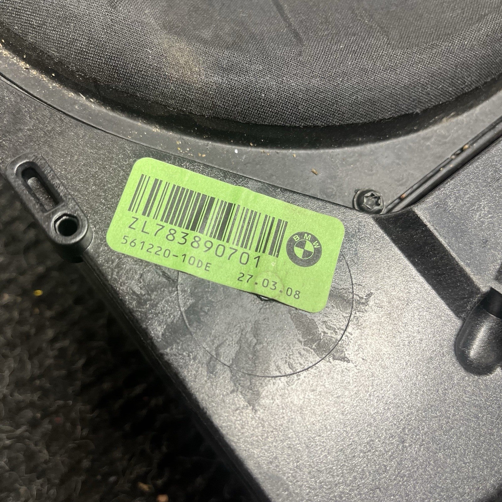 ☑️ OEM BMW E90 E92 E93 328i 335i M3 Bass Speaker Sub Subwoofer Audio INDIVIDUAL