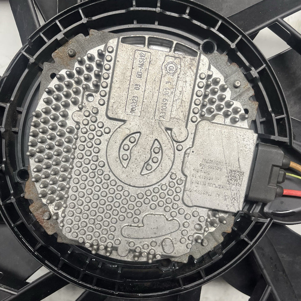 ☑️ 2011-2014 BMW F25 X3 XDRIVE35I N55 ENGINE RADIATOR COOLING FAN ASSEMBLY OEM