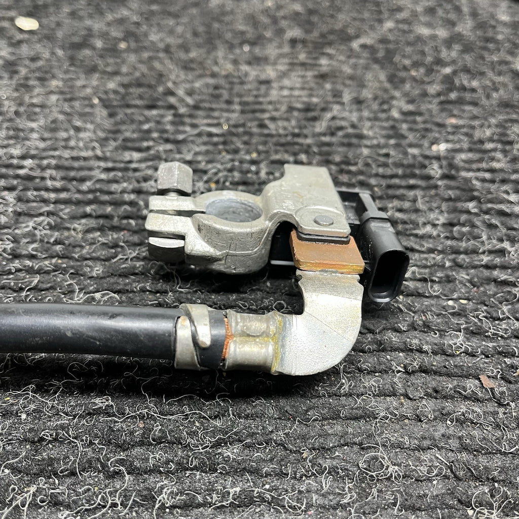 ☑️ 08-13 OEM BMW E82 E88 128 135 Battery Negative Cable Terminal IBS Ground