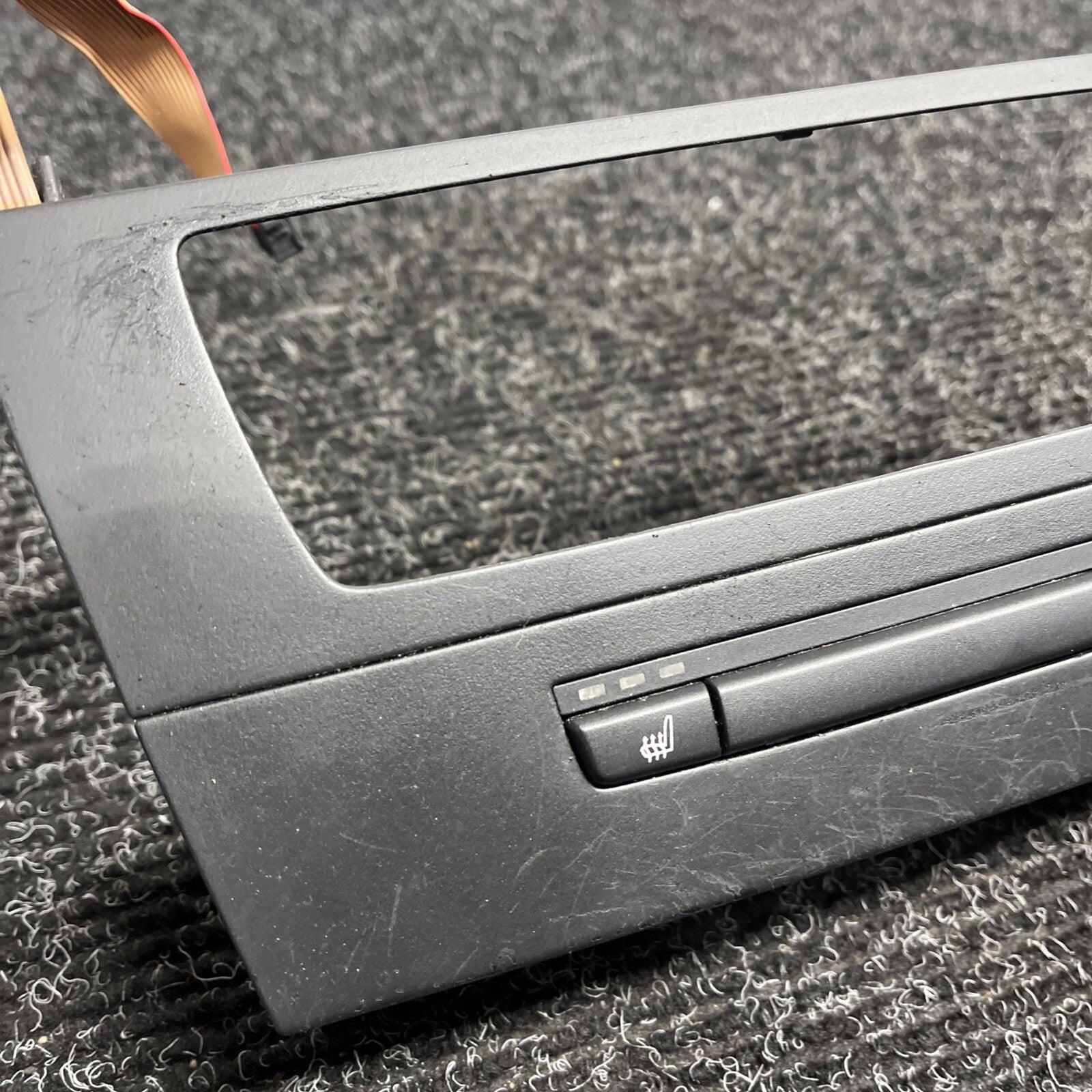 ☑️ 06-13 BMW E92 E93 3 Series Front Dashboard Heated Switch Trim Cover Black OEM