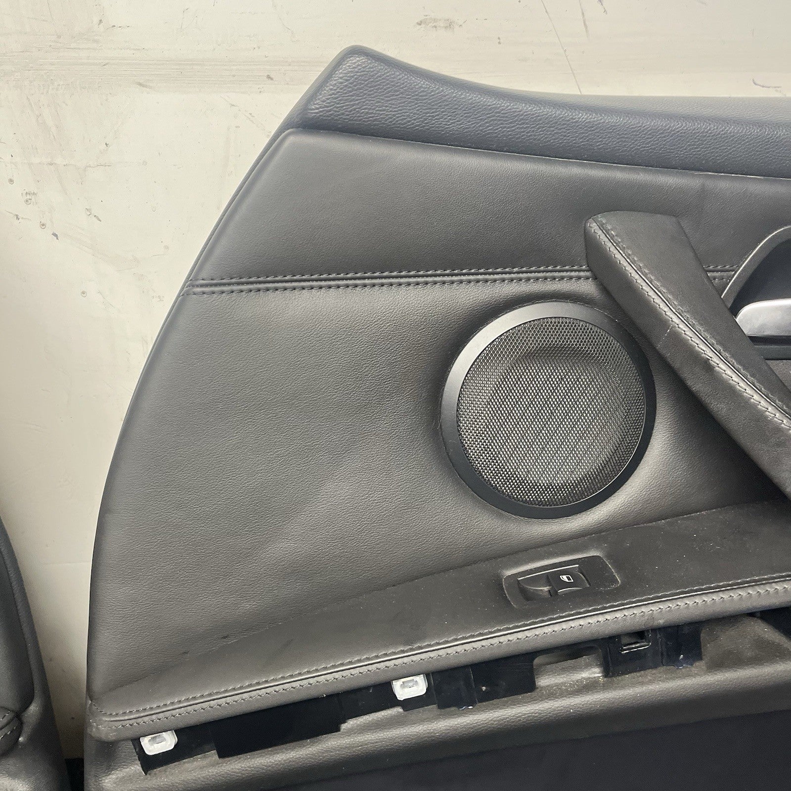 ☑️ 08-11 OEM BMW E90 M3 Sedan Full Set Door Card Panel Leather Novillo Black