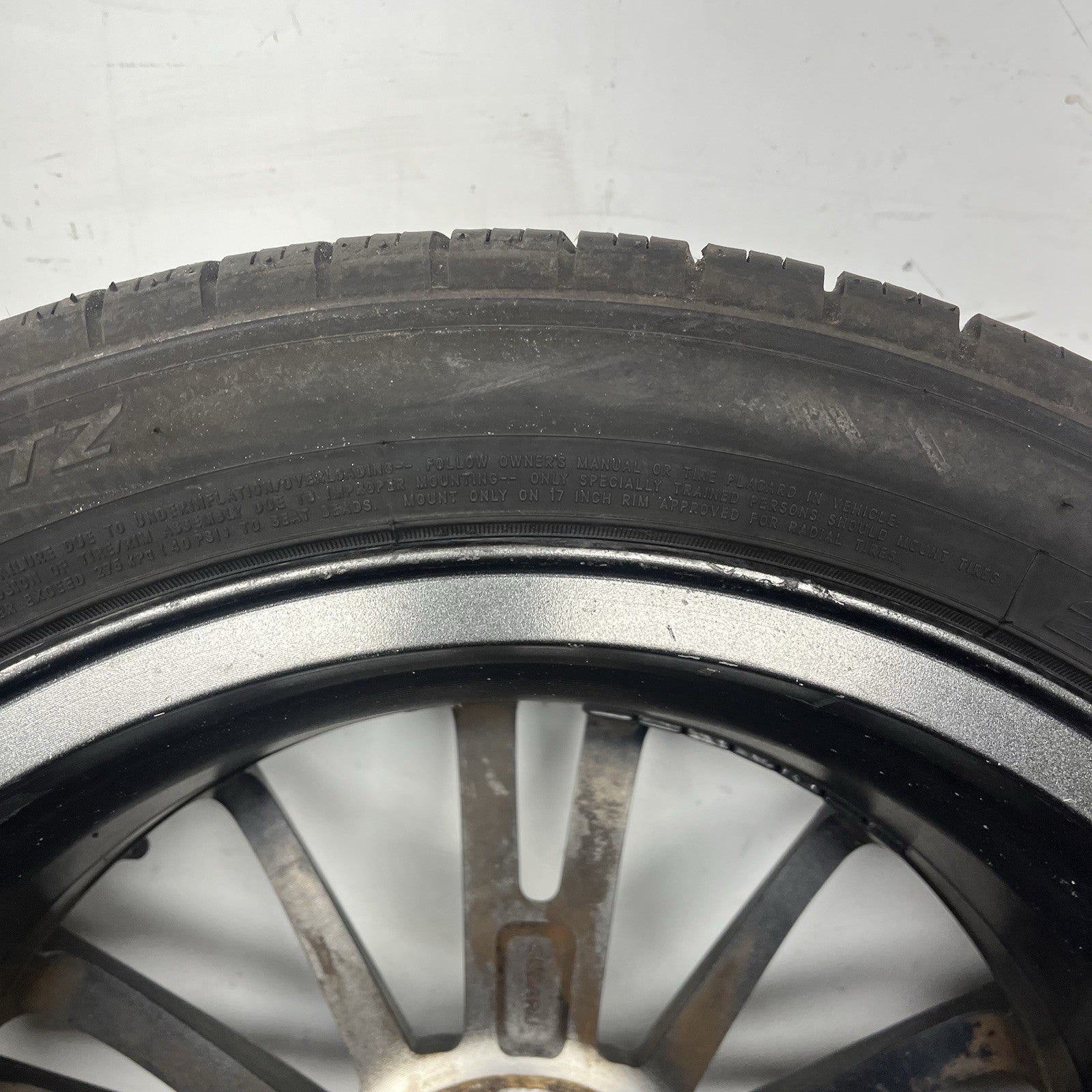 ☑️ 2013-2016 Scion FRS  17” Factory Rim 17x7 BLACK W/CHROME OEM 28111CA010
