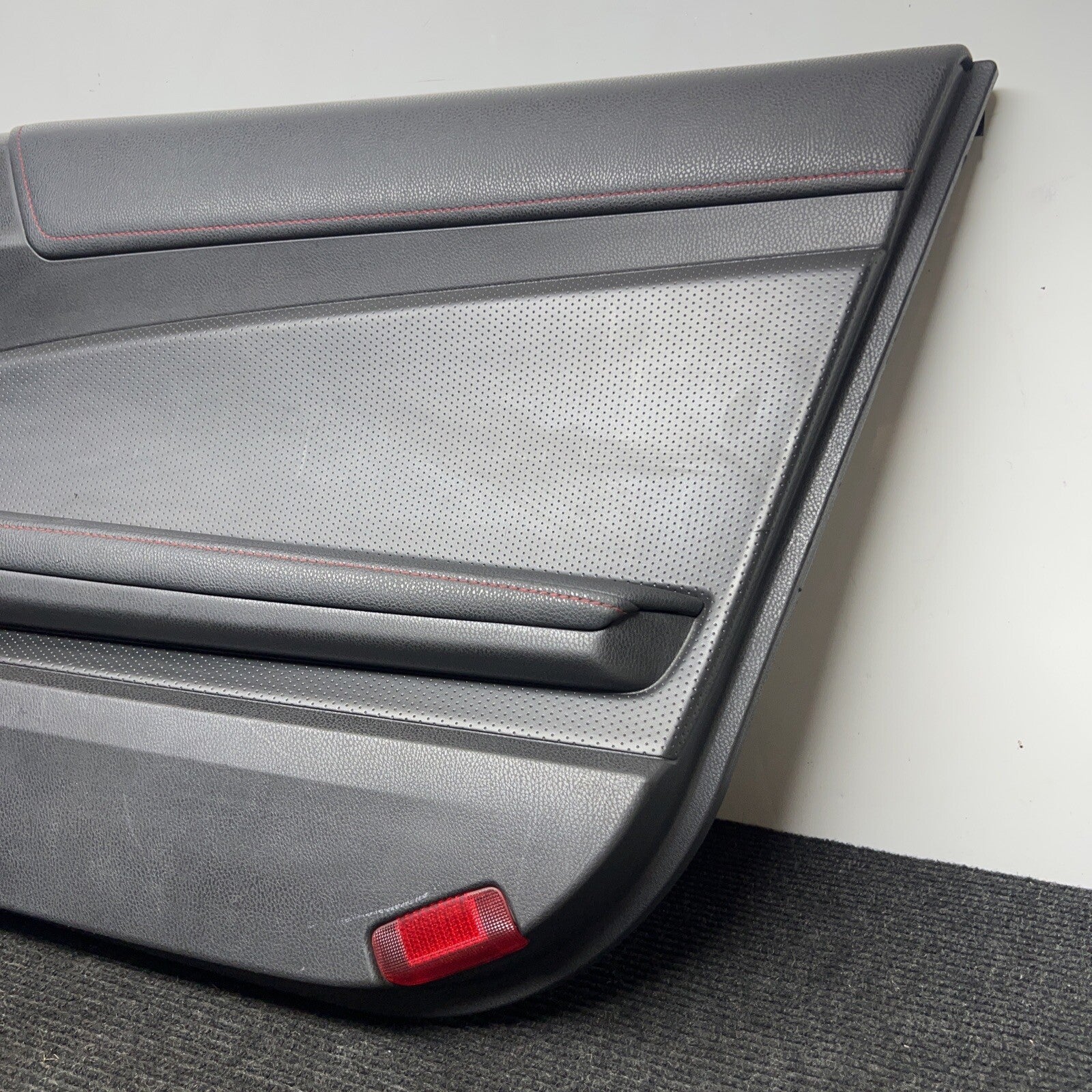 ☑️2015 SCION FRS FR-S BRZ RIGHT PASSENGER DOOR PANEL OEM LEATHER RED STITCH
