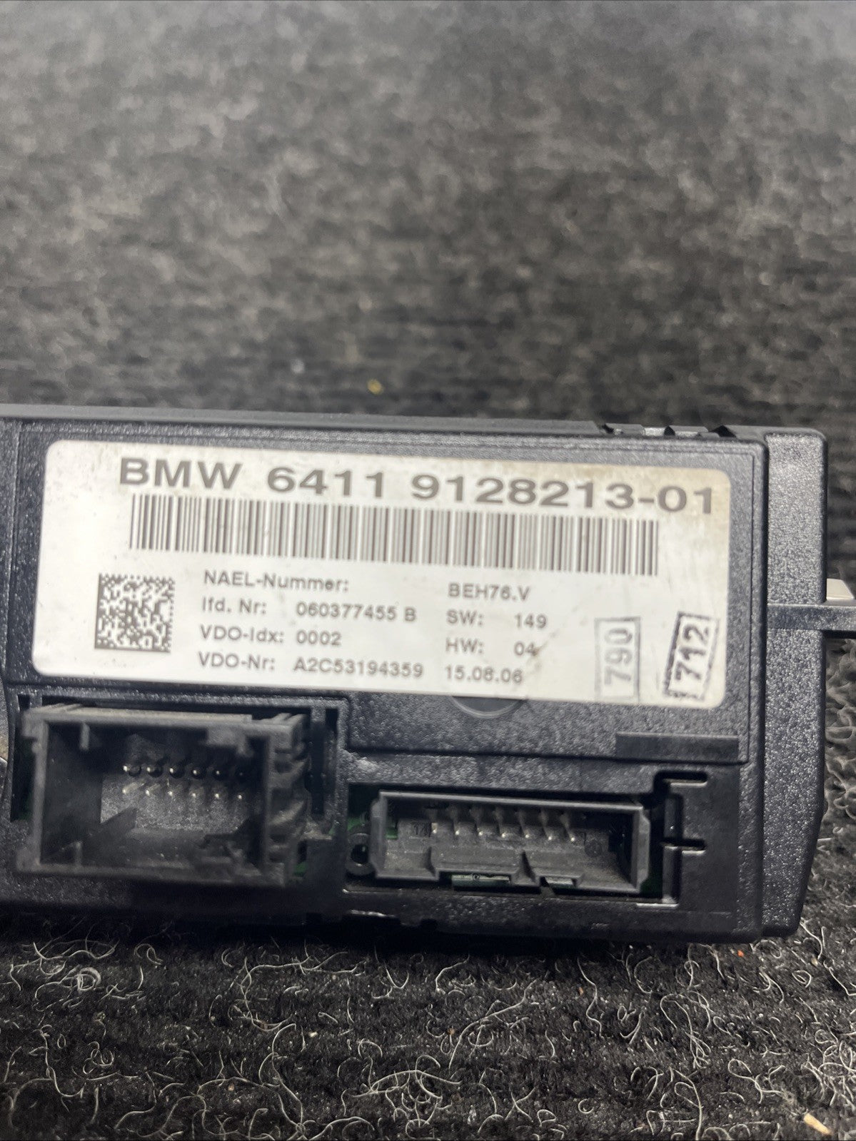 ☑️ OEM BMW E90 E91 E92 E93 M3 328 335 A/C Climate Control Switch Panel Black