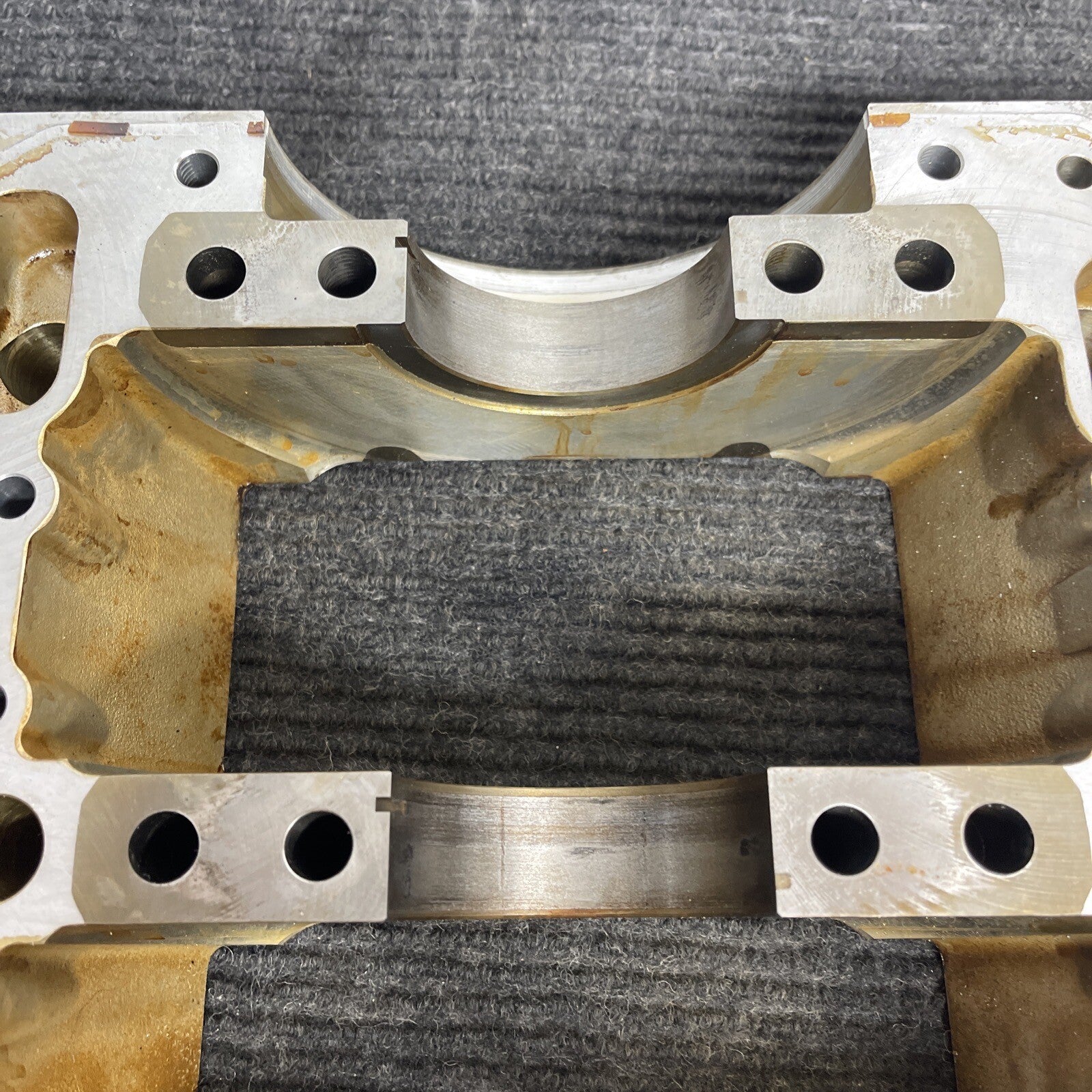 ☑️ 08-13 BMW E90 E92 E93 M3 LOWER BLOCK PLATE BOTTOM CRANK HOUSING S65 ENGINE