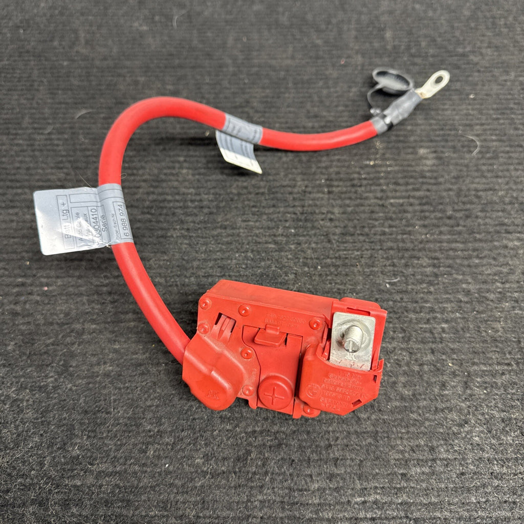 ☑️ 06-13 OEM BMW E82 E90 E92 M3 Battery Plus Pole Terminal Positive Red Cable