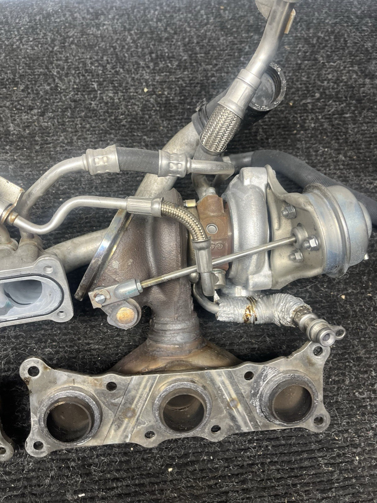☑️ 07-10 BMW 335I E90 E92 E93 N54 TWIN TURBO CHARGER SET MANIFOLD OEM 82k