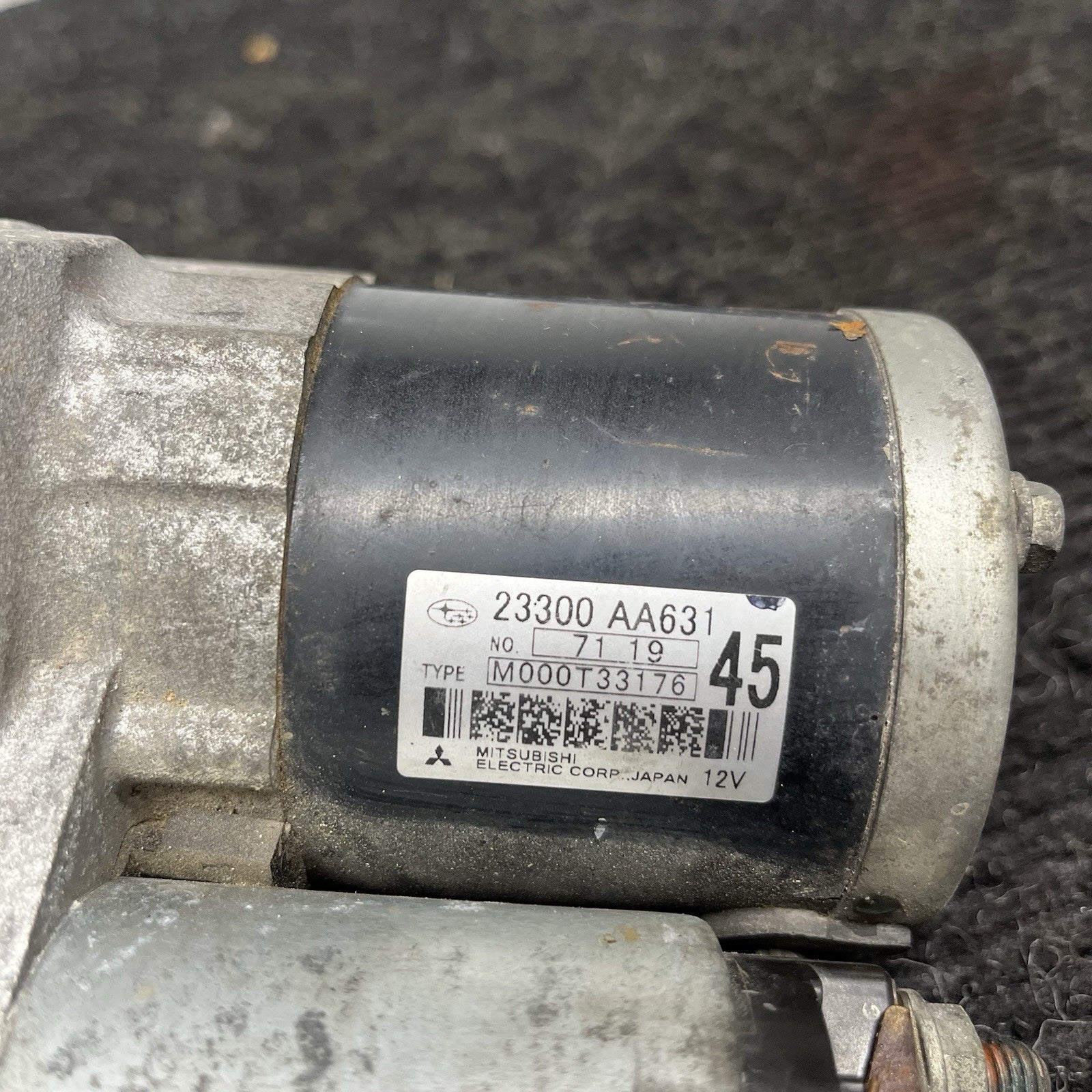 ☑️ 2015 - 2021 Subaru WRX 2.0L / Manual Trans/ Starter Motor 23300AA631 OEM