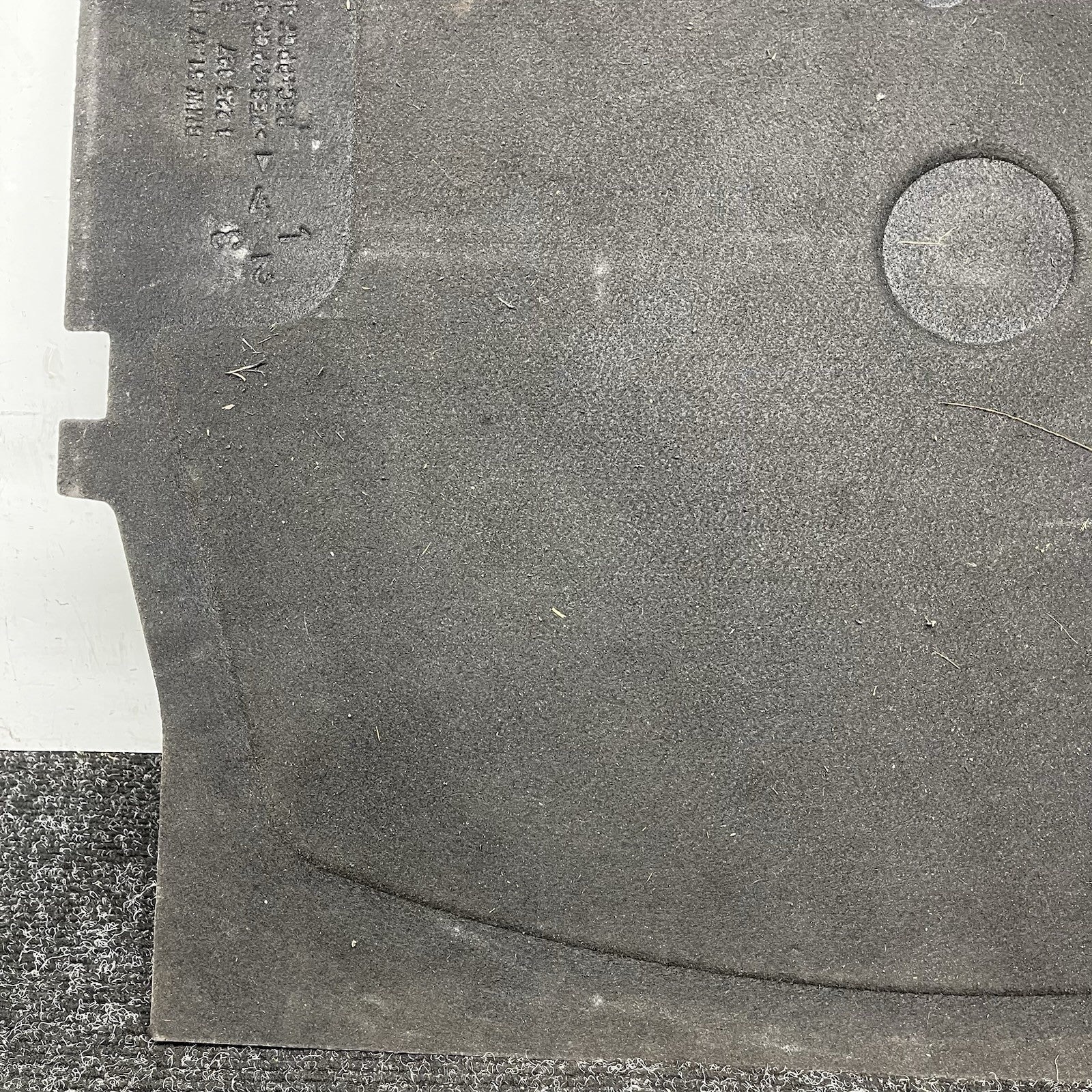 ☑️ 98-06 Bmw E46 3 Series Rear Trunk Luggage Compartment Carpet Mat Liner OEM