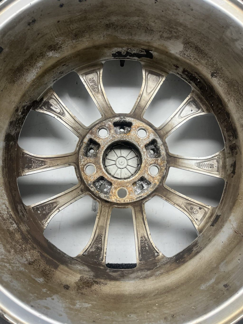 ☑️ Bmw E46 330 328 325 Oem Rim Factory Wheel 17" X 7" 10 Spoke 6757042