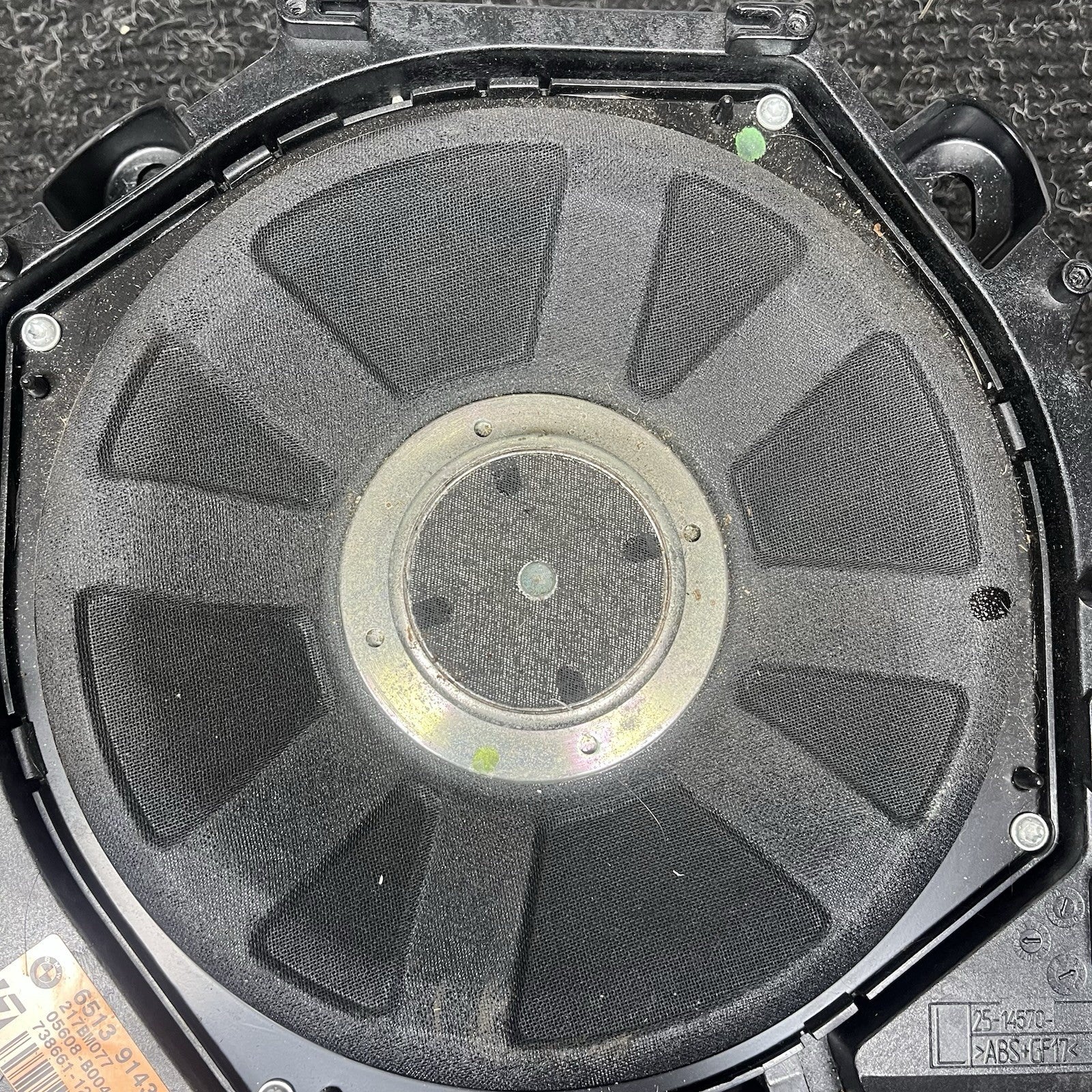☑️ 07-13 BMW E90 E92 328i 335i M3 Floor Speaker Subwoofer LeftDriver 9143135 OEM